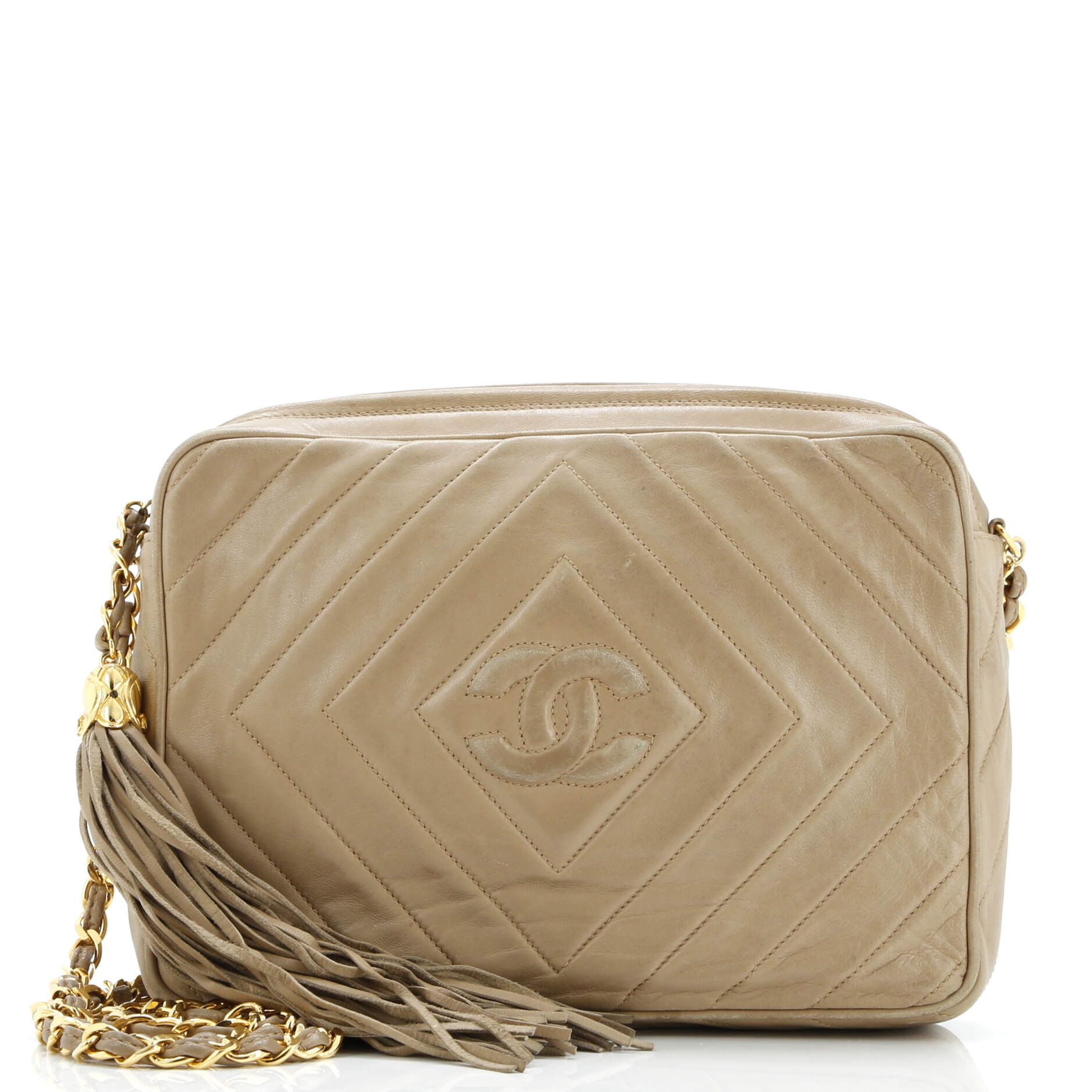 Chanel Vintage Diamond CC Camera Bag Size ONE SIZE - 1 Thumbnail