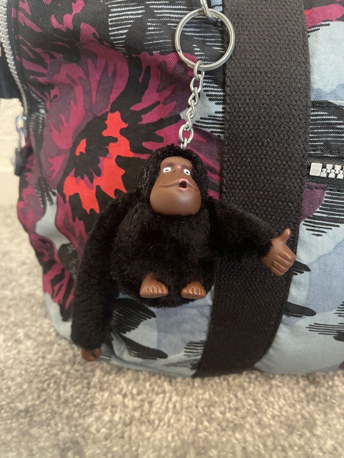 Japanese Brand KIPLING VINTAGE AVANT GARDE Y2K FLOWERS MONKEY BIG BAG Size ONE SIZE - 3 Thumbnail