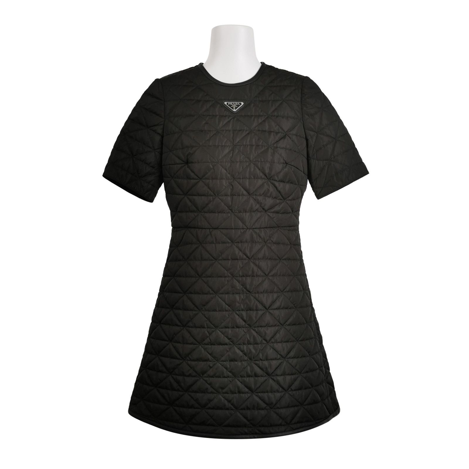 Prada Prada Quilted Logo Mini Dress Size 36 Size XS / US 0-2 / IT 36-38 - 1 Thumbnail