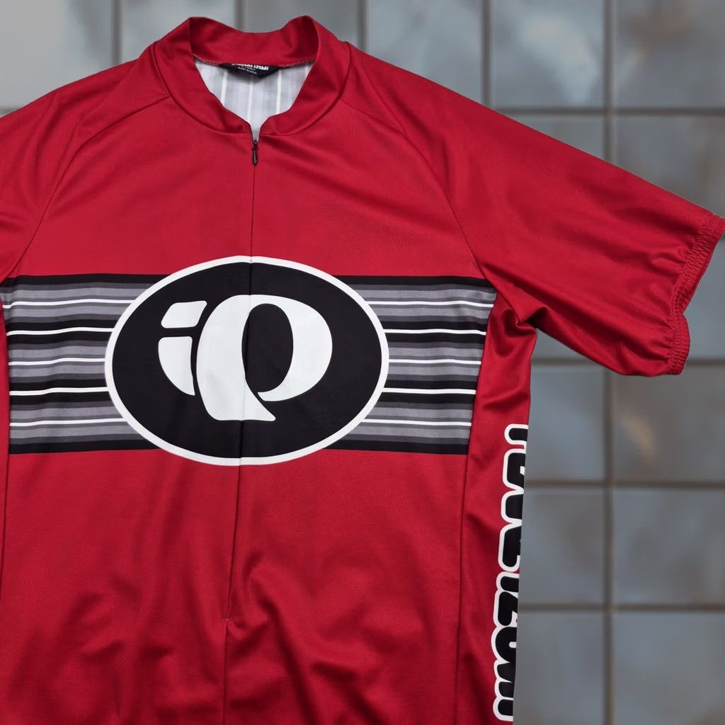 PEARL iZUMi VINTAGE Pearl Izumi Cycling Jersey Mens XL Red 1/4 Zip Striped Logo 2004 Size US XL / EU 56 / 4 - 1 Thumbnail