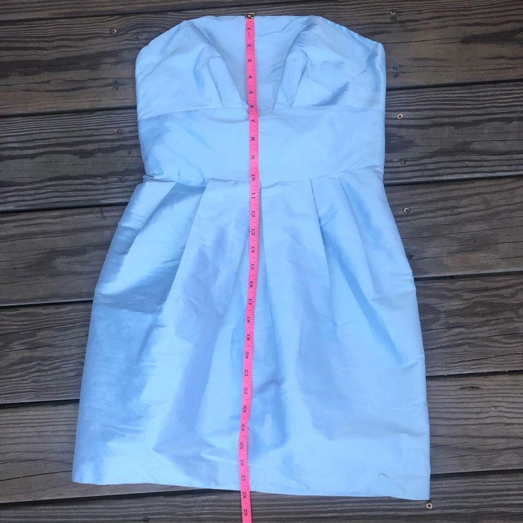 ALEXIS Alexia Admor New York Blue Strapless Bow Back Dress, Size Sm Size S / US 4 / IT 40 - 9 Thumbnail