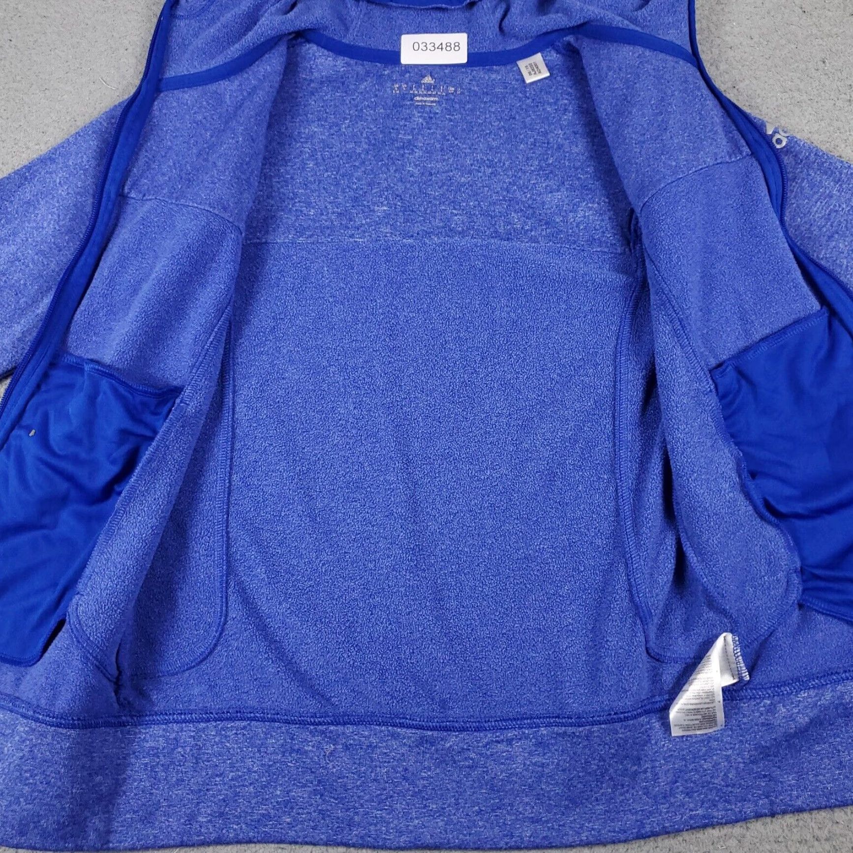 Adidas Adidas Womens Small Blue Full Zip Hoodie Size S / US 4 / IT 40 - 6 Thumbnail