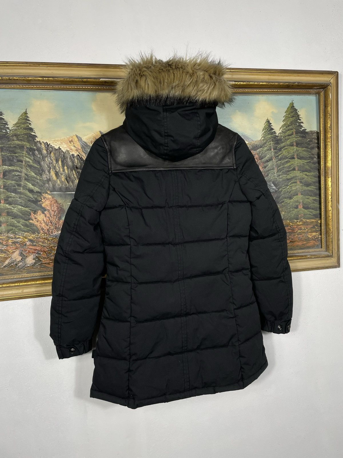 Schott Schott Puffer Black Coat Parka Winter Warm Outdoor Gorpcore Size XS / US 0-2 / IT 36-38 - 8 Thumbnail
