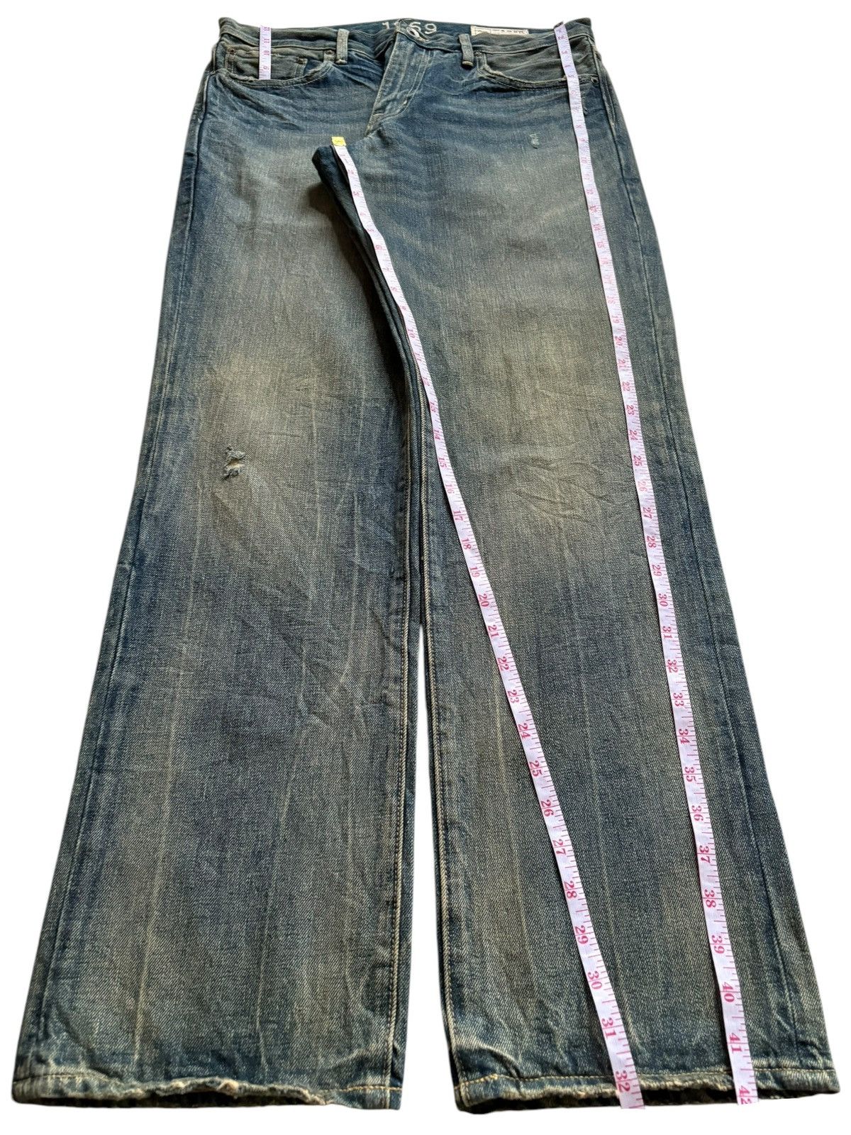 Gap Vintage Gap Rusty Mud Wash Distressed Loose Jeans Size US 33 - 17 Thumbnail