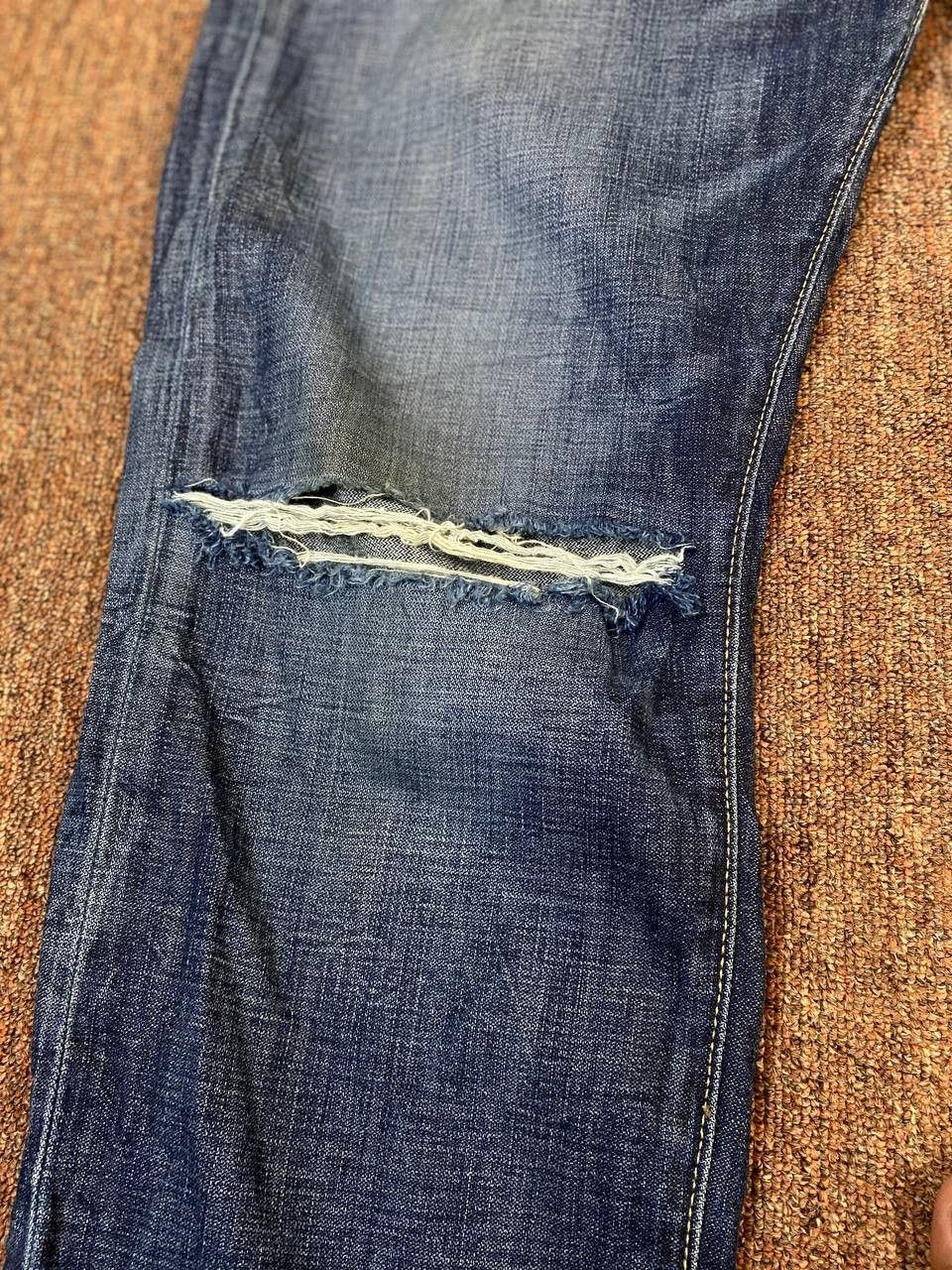 Levi's levis 508 regular tapered distressed denim Size US 39 - 8 Thumbnail