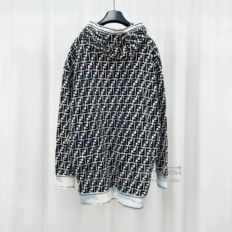 Fendi Fendi California sky all-over old flower hoodie Size S / US 4 / IT 40 - 2 Thumbnail