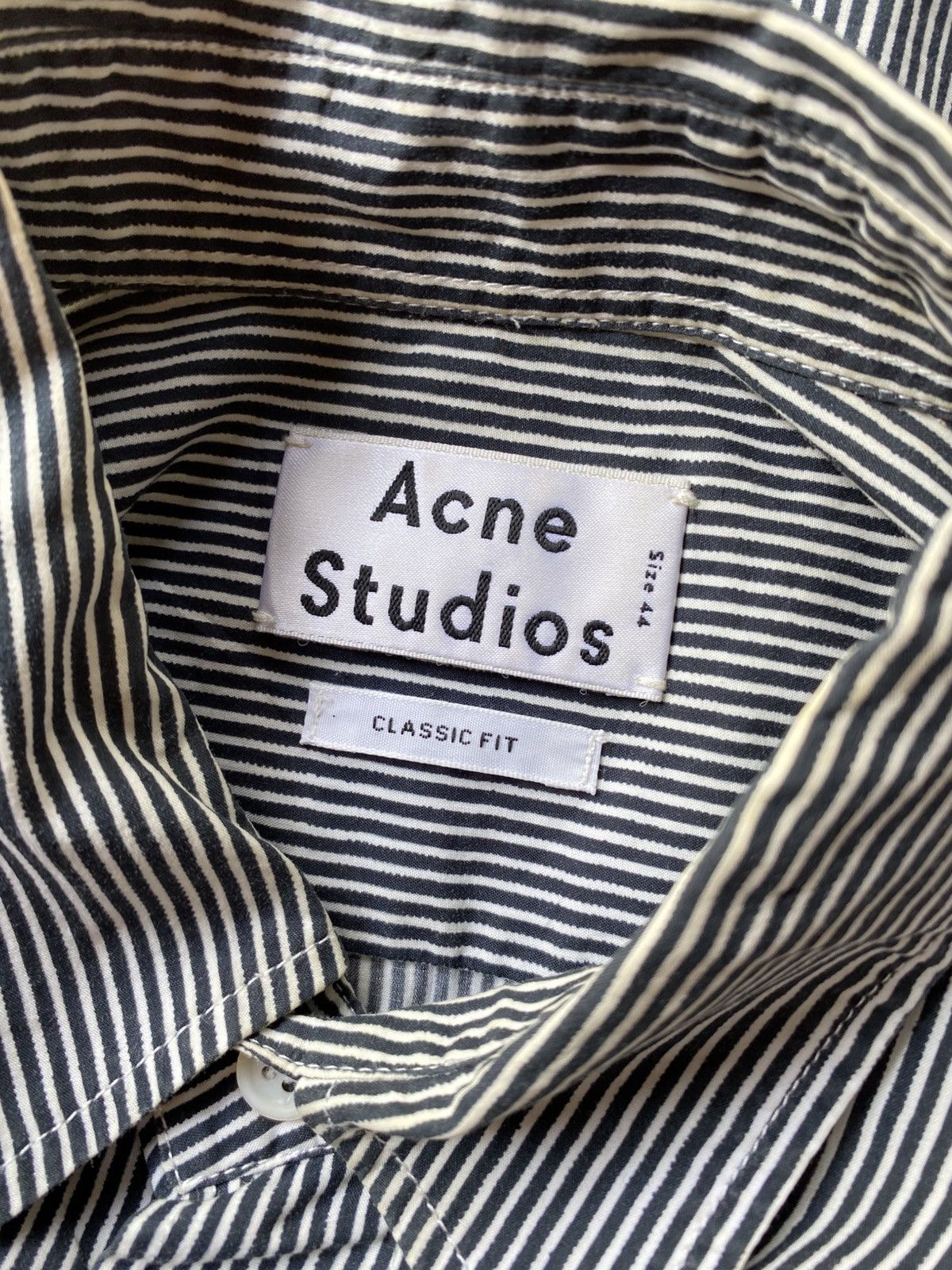 Acne Studios Acne Studios Monochrome Symphony shirt Size US M / EU 48-50 / 2 - 6 Thumbnail