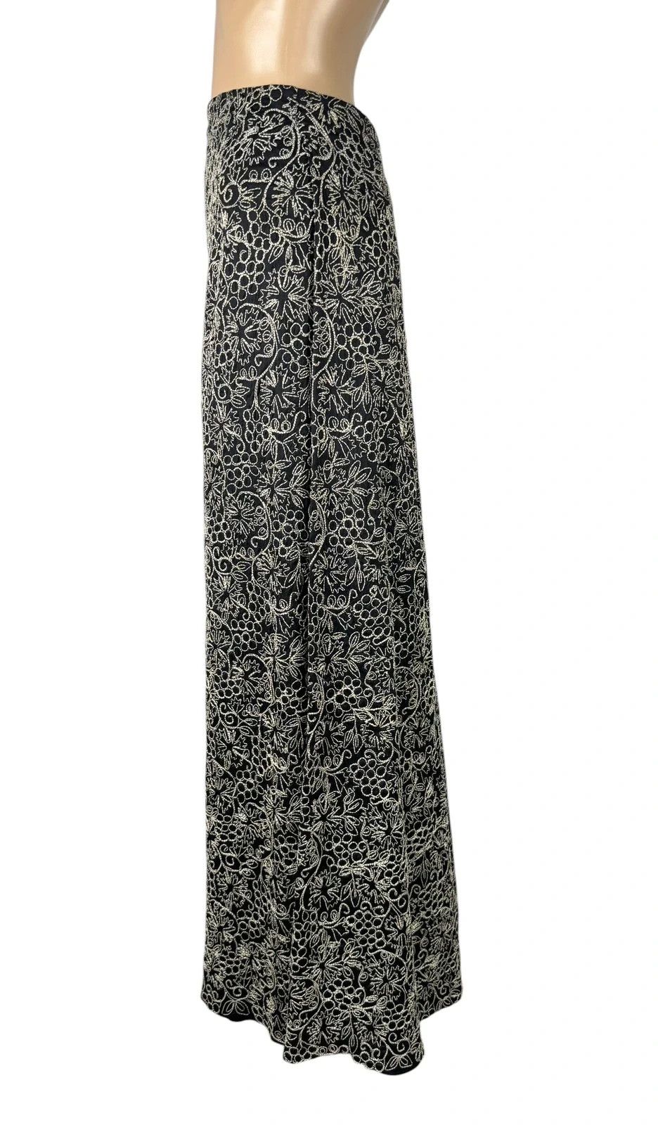 Annette Gortz Annette Gortz Galan Maxi Skirt Embroidered Silk size 36 Size 26" / US 2 / IT 38 - 4 Thumbnail