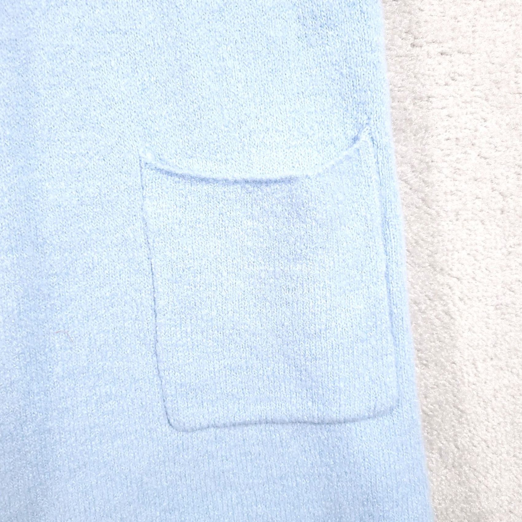 Soft Surroundings Soft Surroundings Knit Lightweight Long Duster Cardigan Sweater Women's S/M Blue Size M / US 6-8 / IT 42-44 - 4 Thumbnail