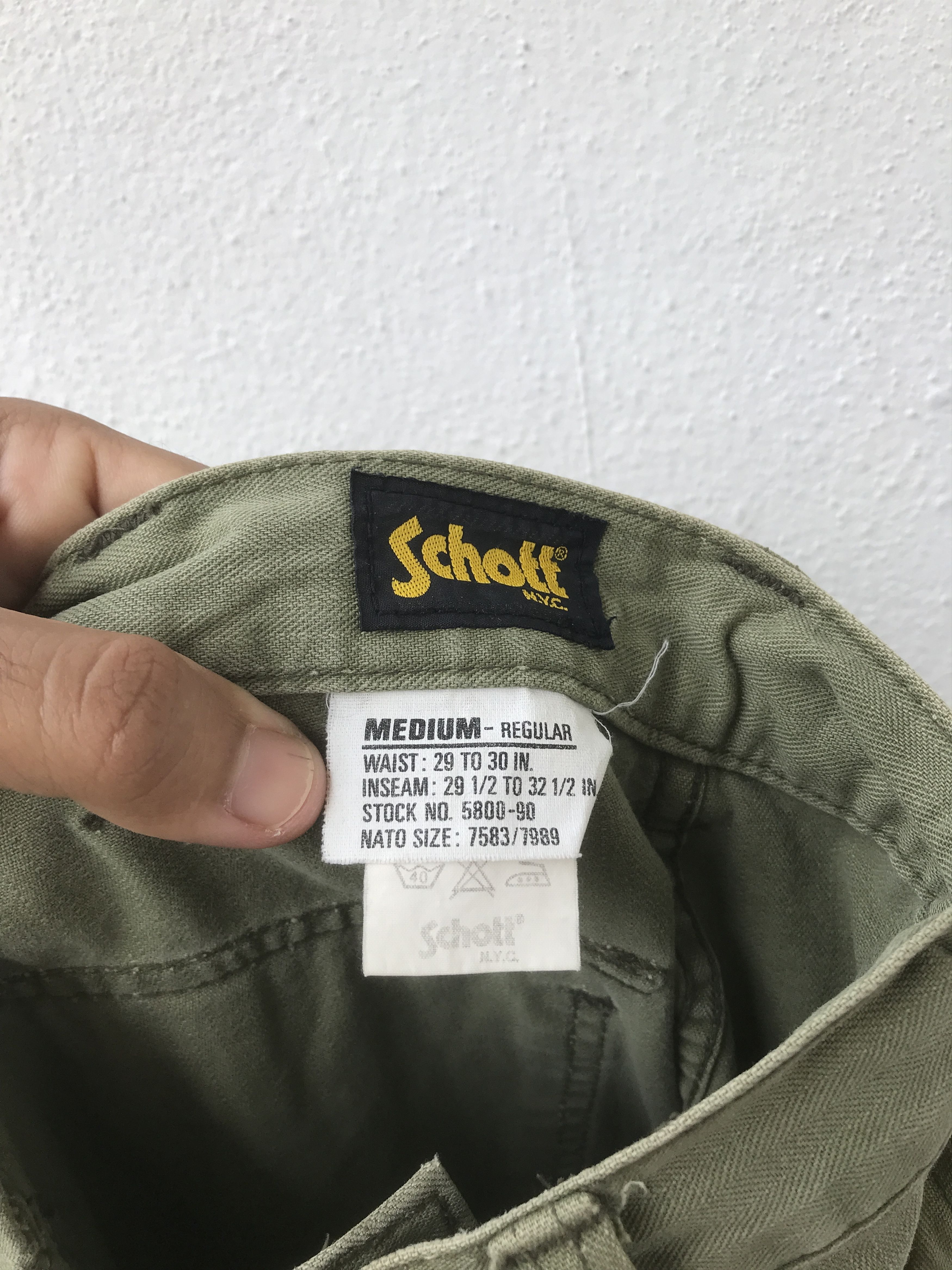Schott Vintage Schott Army Baker Pants Size US 30 / EU 46 - 7 Thumbnail