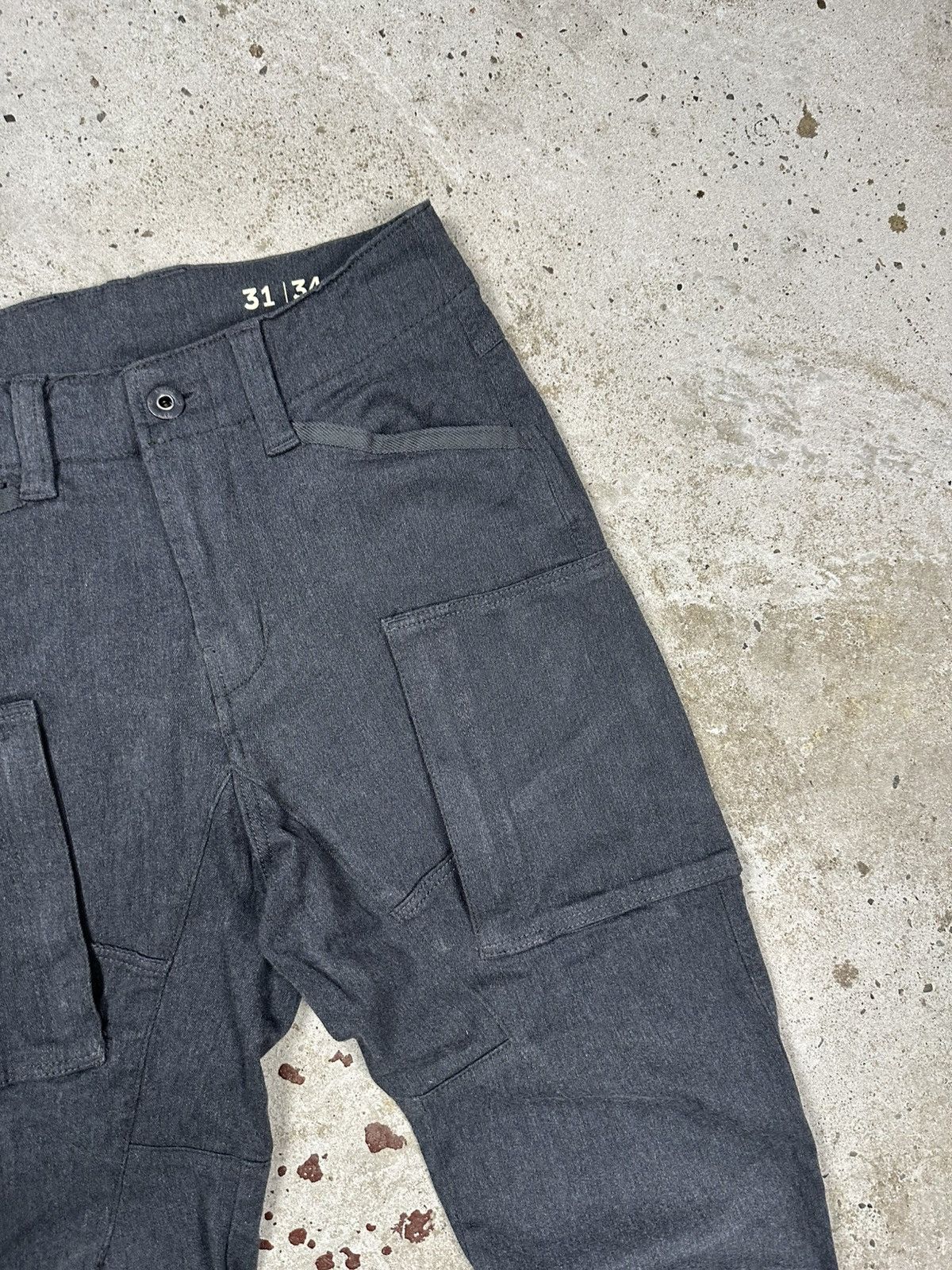 G-Star G Star Raw Zip Pkt 3D Cargo Pants Gray y2k Size US 31 - 8 Thumbnail
