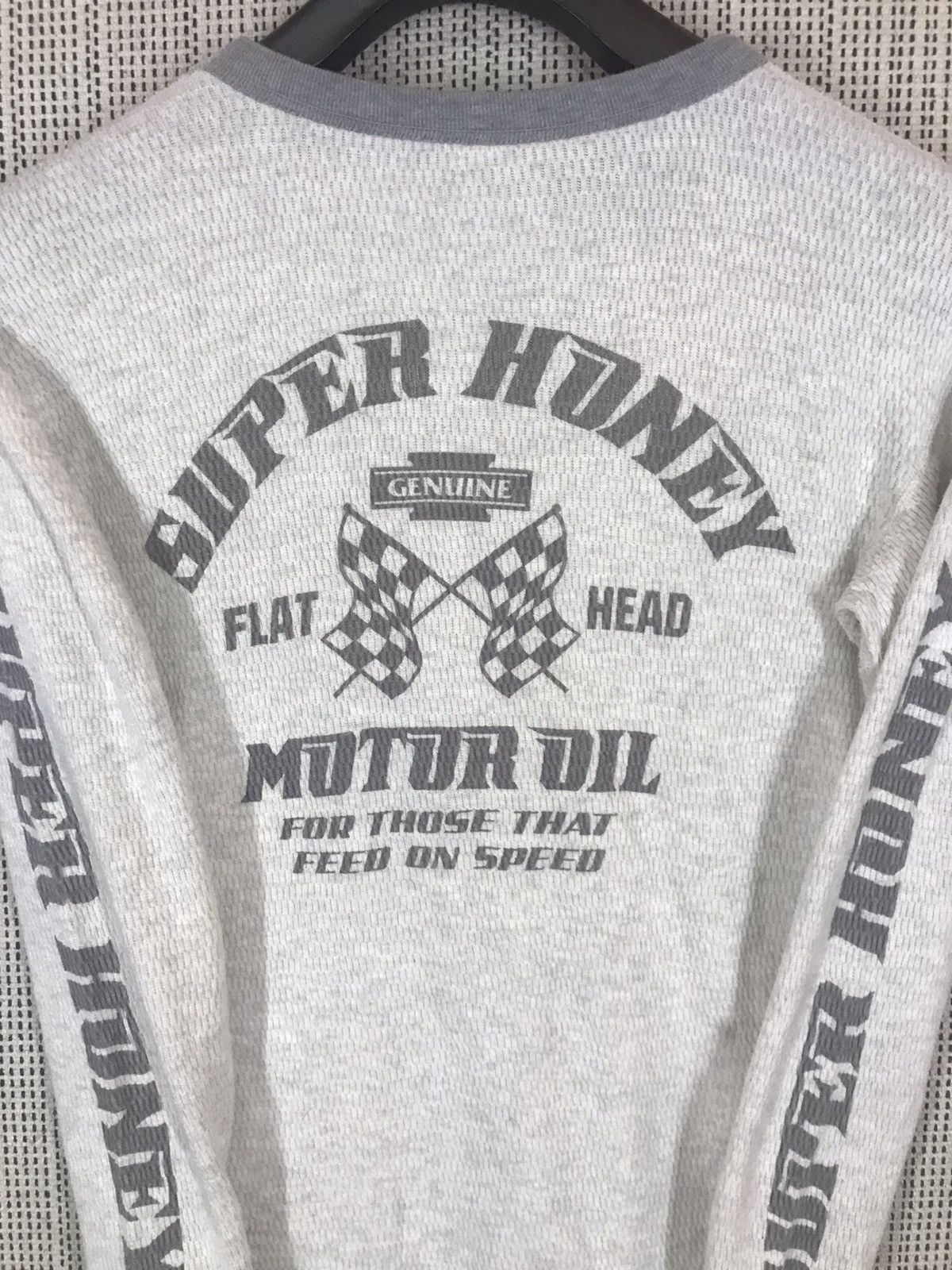 The Flat Head ‼️VINTAGE THE FLAT HEAD SUPER HONEY LONGSLEEVE STRECHDLE ‼️ Size US S / EU 44-46 / 1 - 7 Thumbnail
