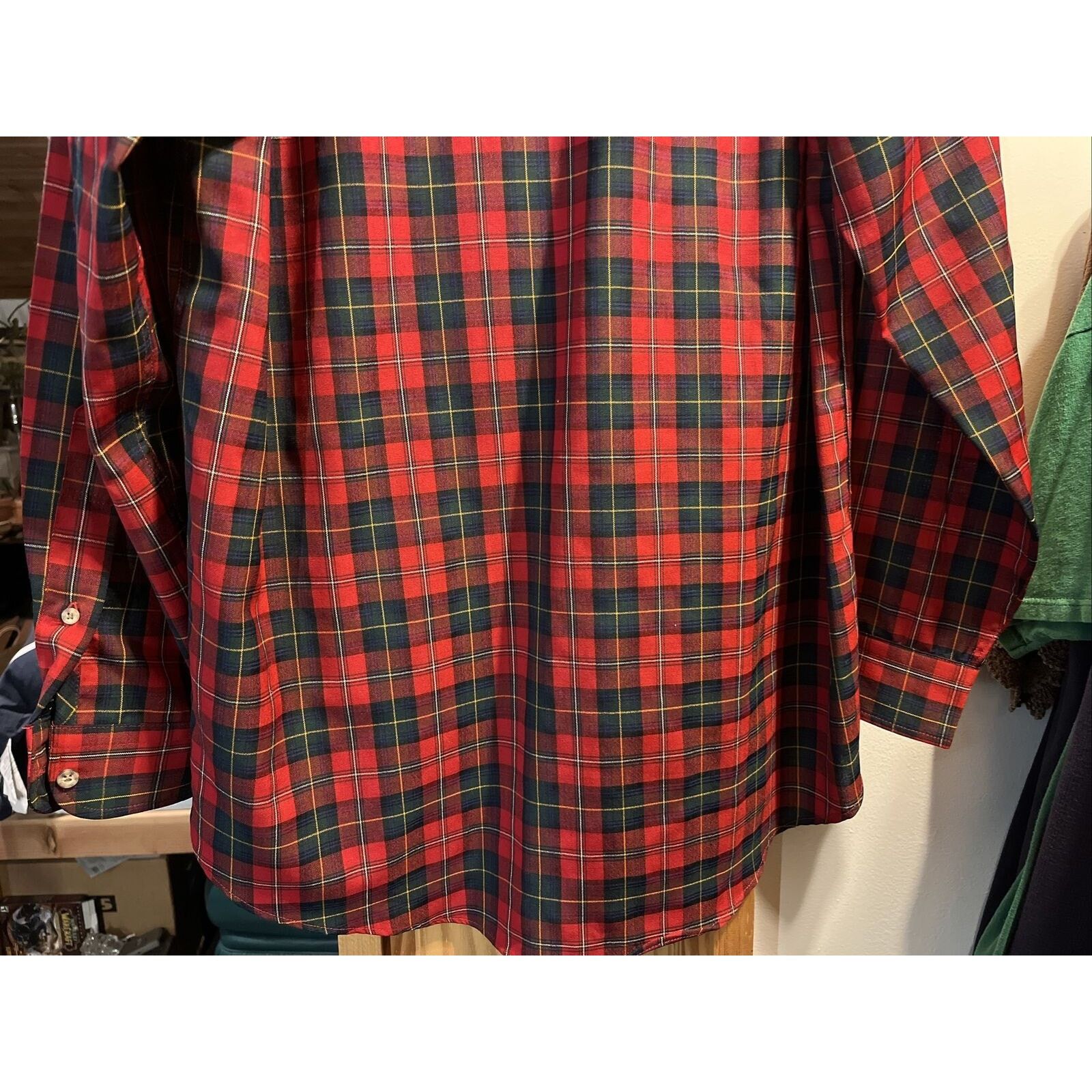 Pendleton Pendleton Men’s M Red Plaid Long Sleeve Button Up Wool Shirt Size US M / EU 48-50 / 2 - 20 Thumbnail