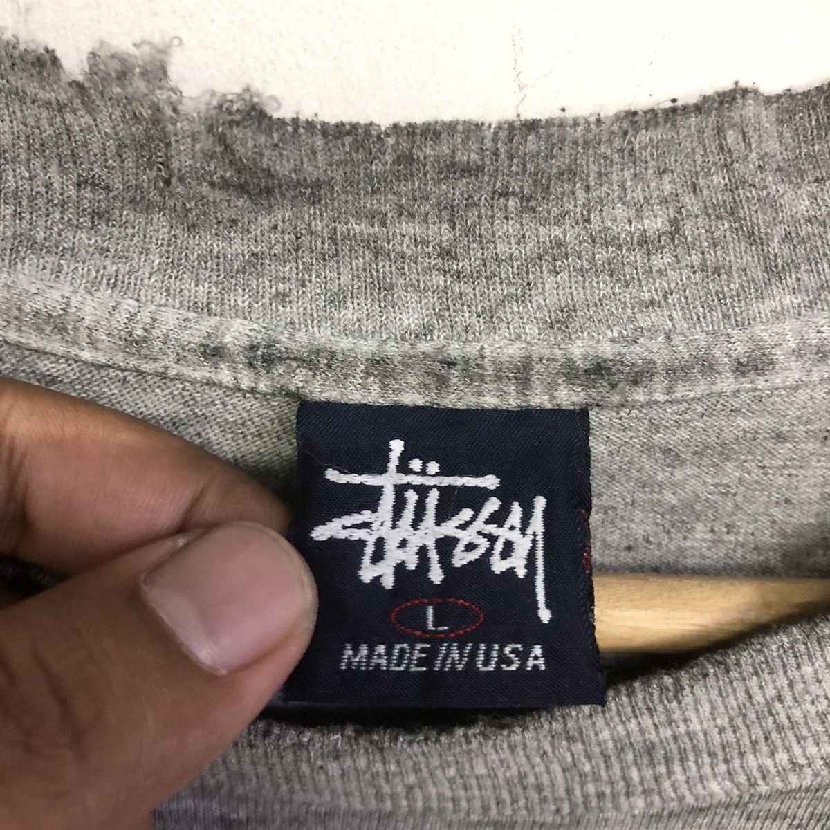 Stussy VINTAGE STUSSY PLAYERS CLUB TSHIRT Size US L / EU 52-54 / 3 - 16 Thumbnail