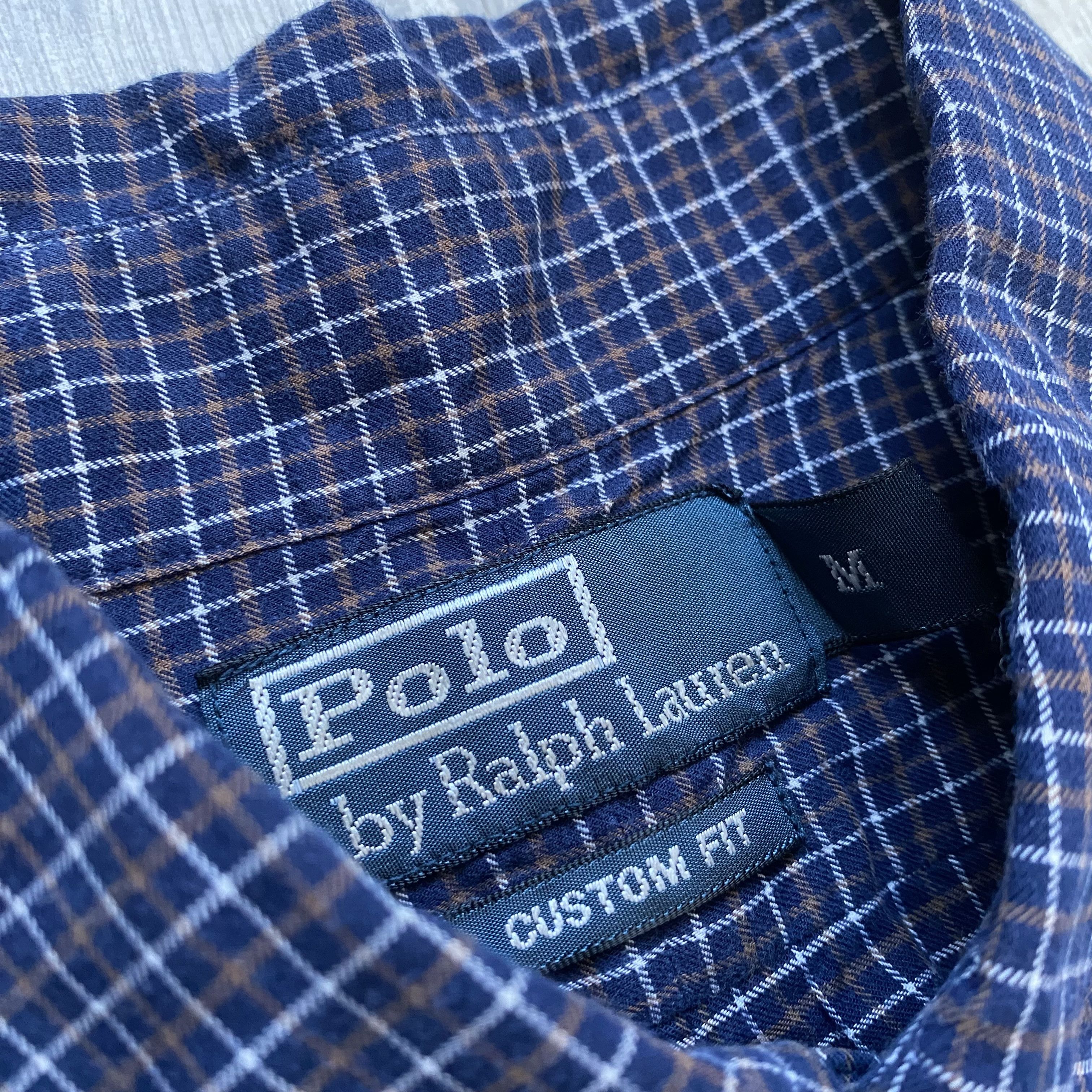 Polo Ralph Lauren 🔥 90s Vintage POLO RALPH LAUREN Shirt Travis Style Plaid Size US M / EU 48-50 / 2 - 6 Thumbnail