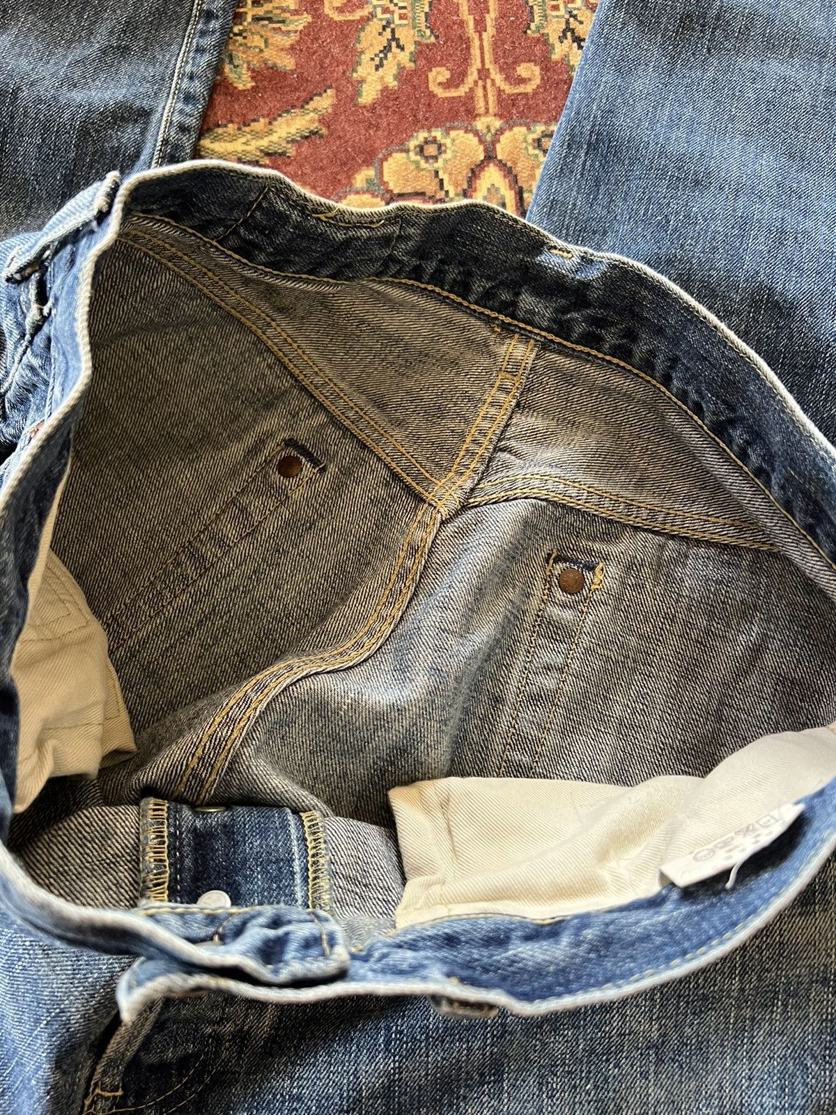 Levi's × Levi's Vintage Clothing VINTAGE LEVIS 503B BIG E SELVEDGE DISTRESSED JEANS Size US 32 / EU 48 - 12 Thumbnail