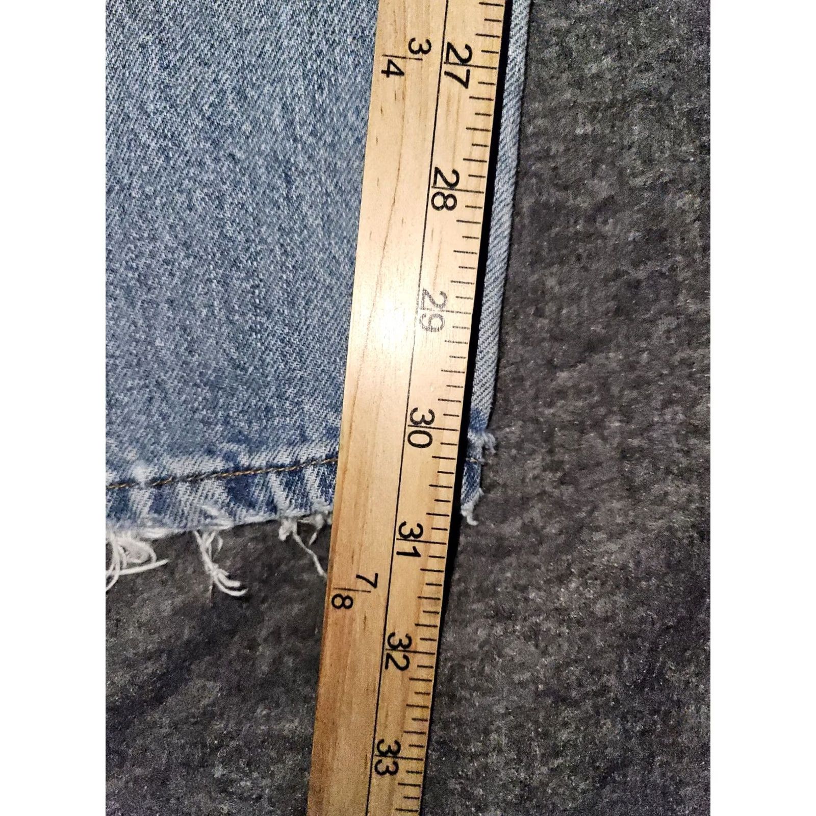 Levi's VINTAGE Levi's 550 Relaxed Fit Tapered Jeans Women's 16 Regular Long 90s Grunge Size 38" / US 16 / IT 52 - 5 Thumbnail