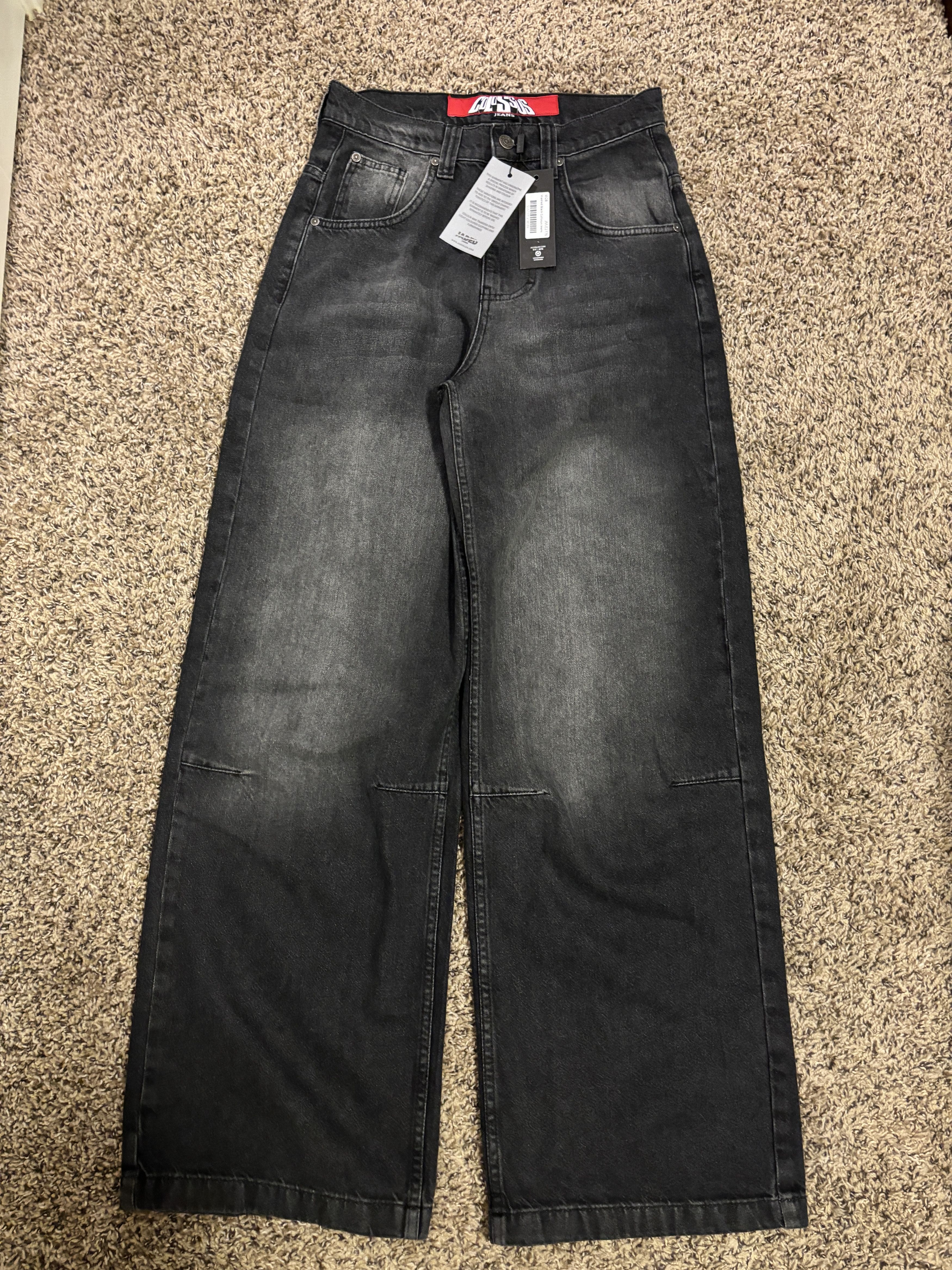 Washed Black Colossus Jeans