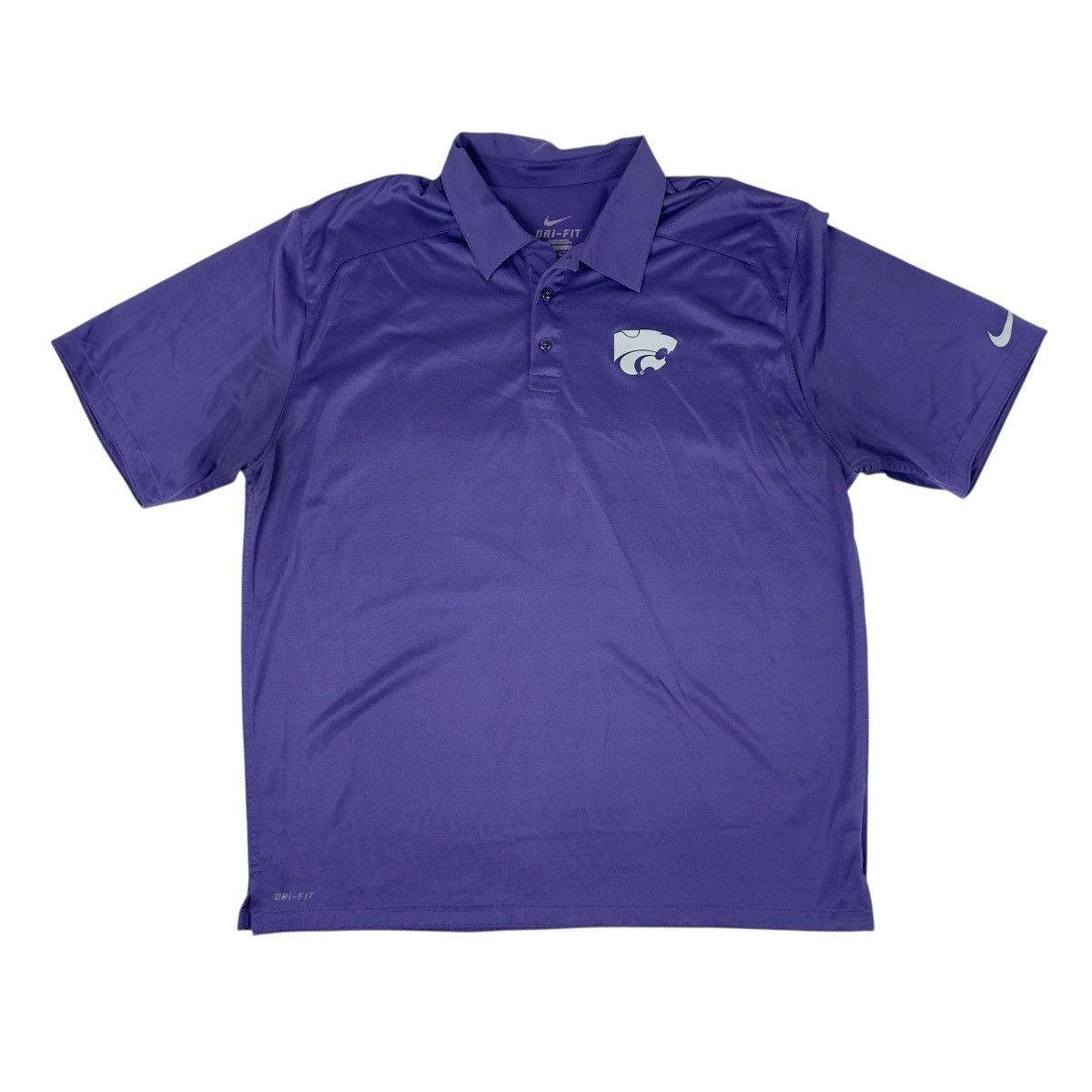 Nike Nike K-State Wildcats Polo Shirt Mens XL Purple Double Sided Size US XL / EU 56 / 4 - 1 Thumbnail