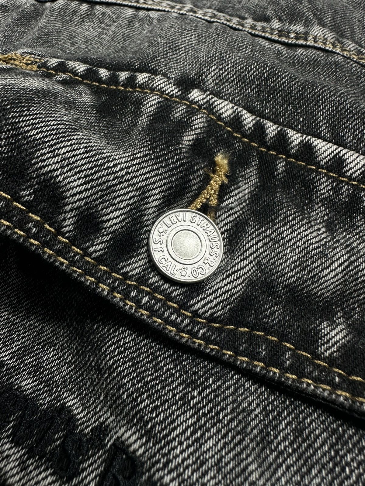 Feng Chen Wang × Levi's FENG CHEN WANG Blue & Black Levi's Edition Denim Oversized Size US L / EU 52-54 / 3 - 7 Thumbnail