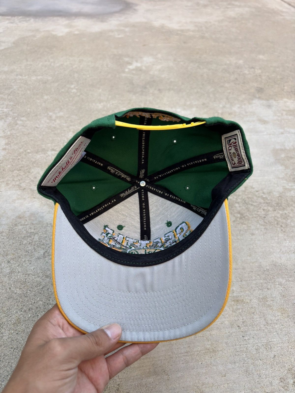 Mitchell & Ness Seattle Supersonics Mitchell & Ness Snapback Hat Size ONE SIZE - 2 Thumbnail