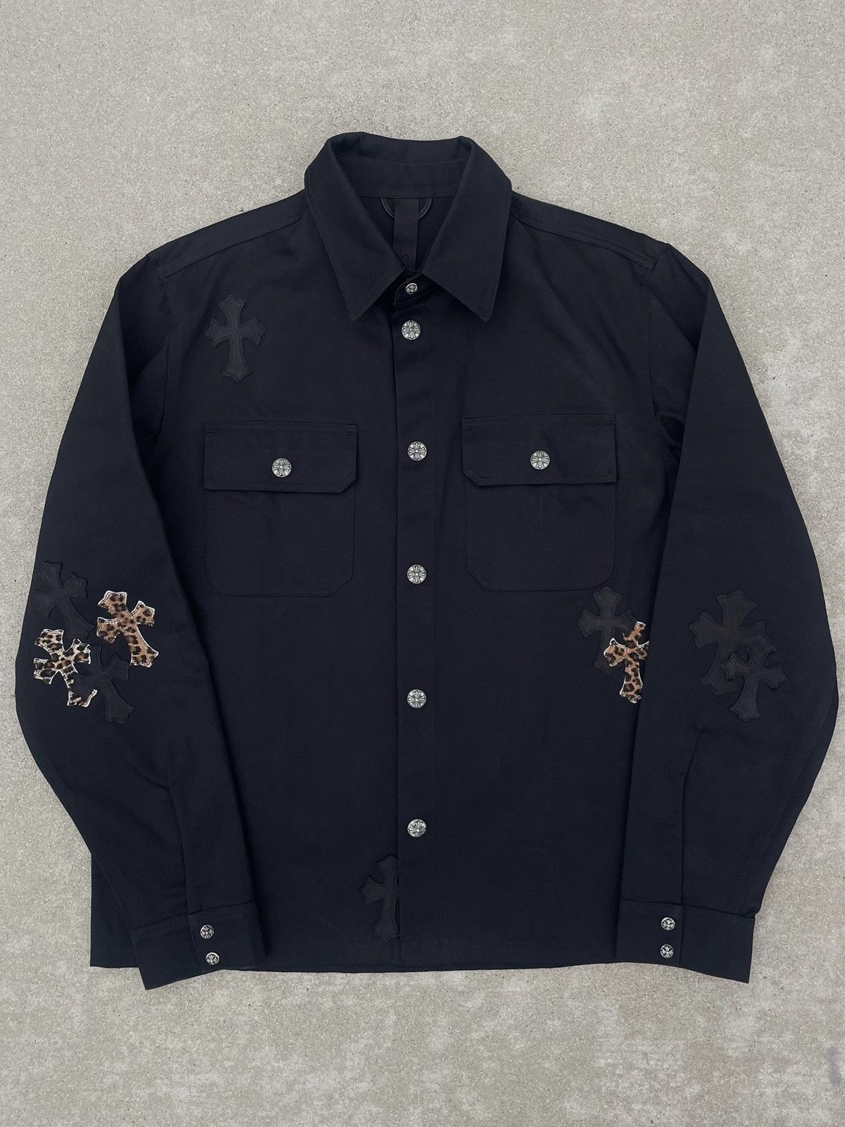Chrome Hearts Chrome Hearts Leopard Patch Work Dog Jacket Size US L / EU 52-54 / 3 - 1 Thumbnail