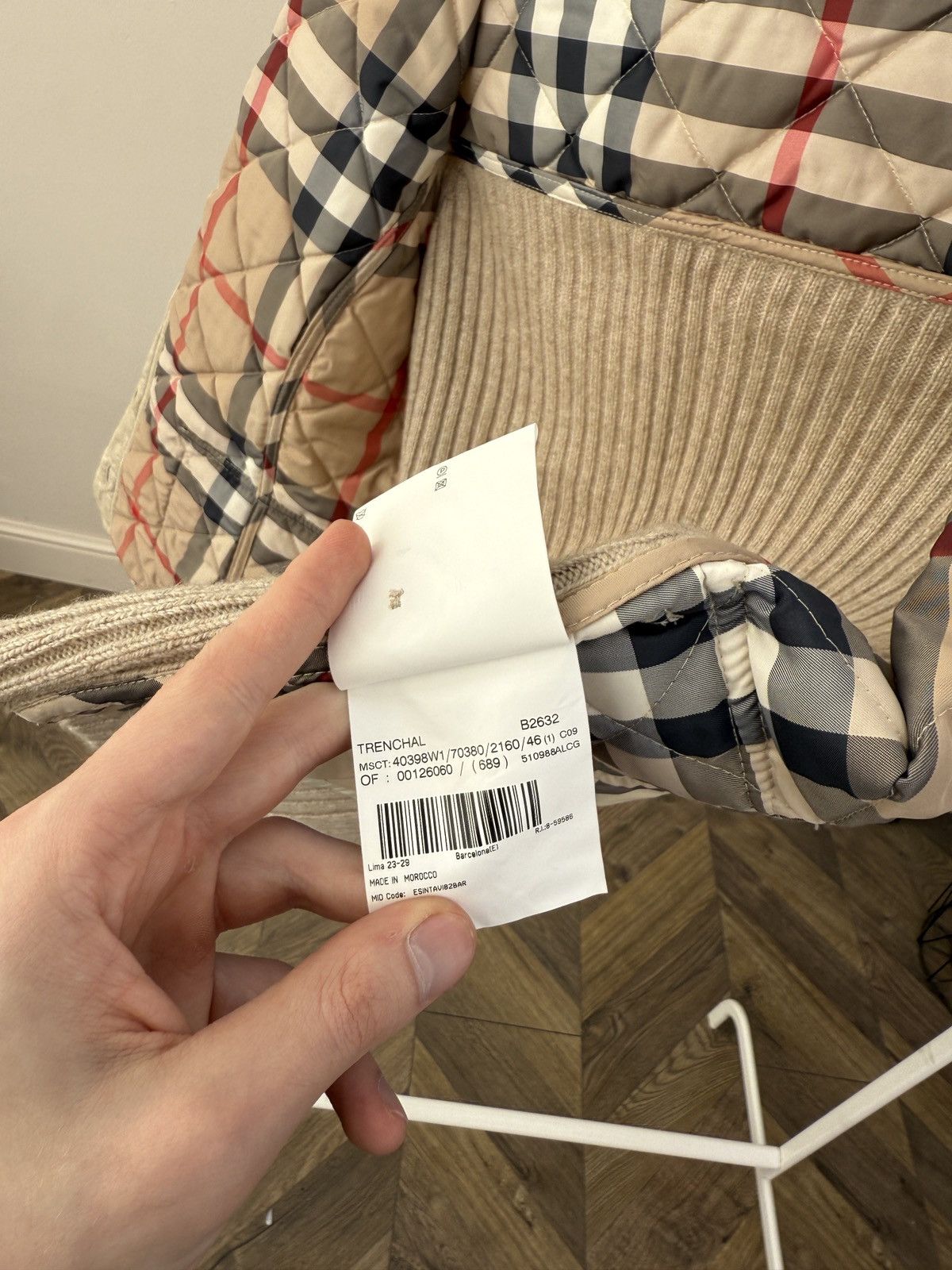 Burberry Burberry London Quilted Vest Nova Check Lined Women’s Size L / US 10 / IT 46 - 8 Thumbnail