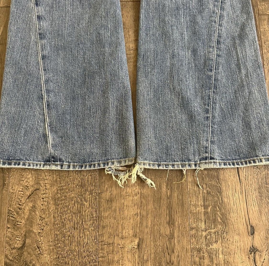 True Religion True Religion Patchwork Flares Size US 31 - 2 Thumbnail