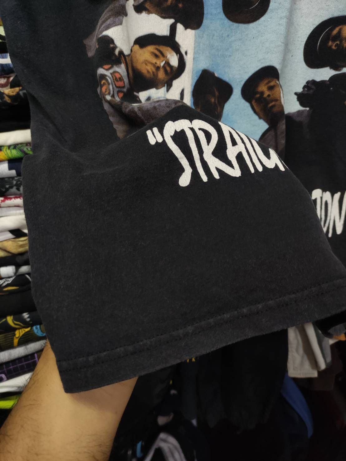 Dr. Dre Vtg 00's N.W.A. "Straight Outta Compton" Album Promo T-Shirt Size US L / EU 52-54 / 3 - 9 Thumbnail
