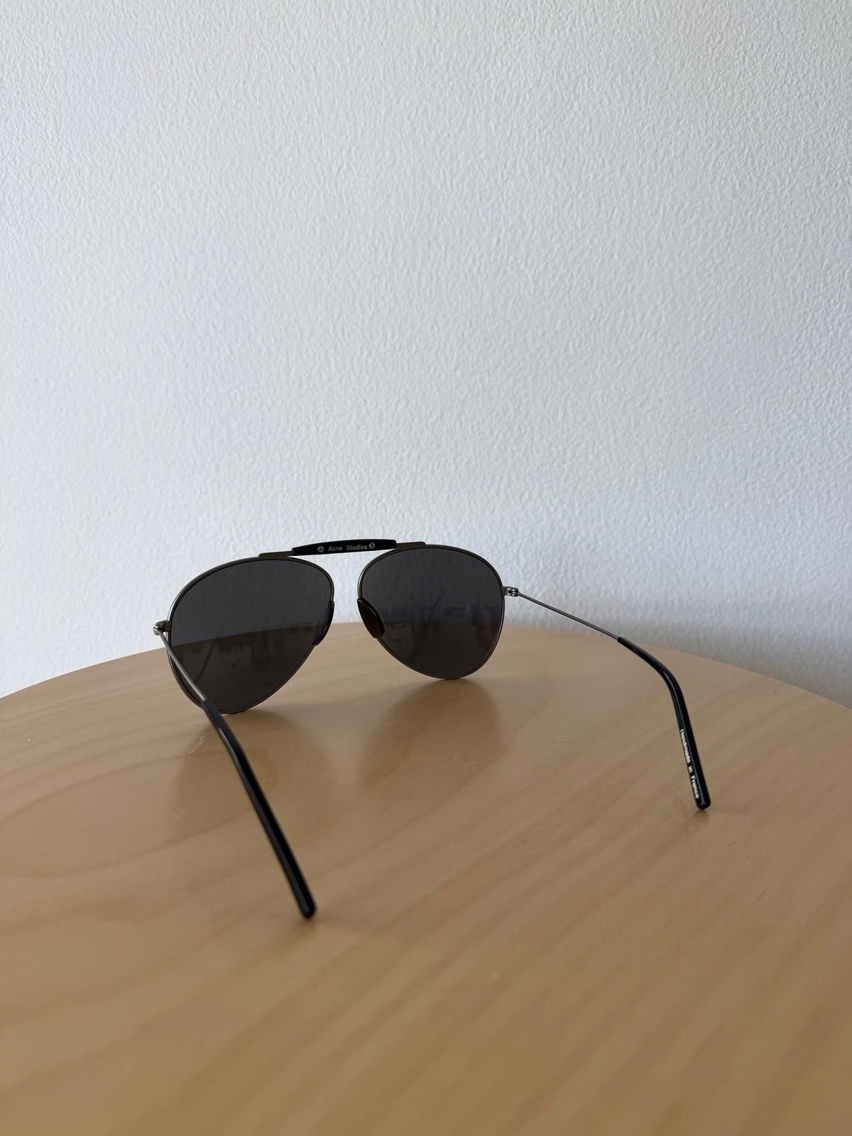 Acne Studios New acne studios howard aviator sunglasses silver black Size ONE SIZE - 5 Thumbnail
