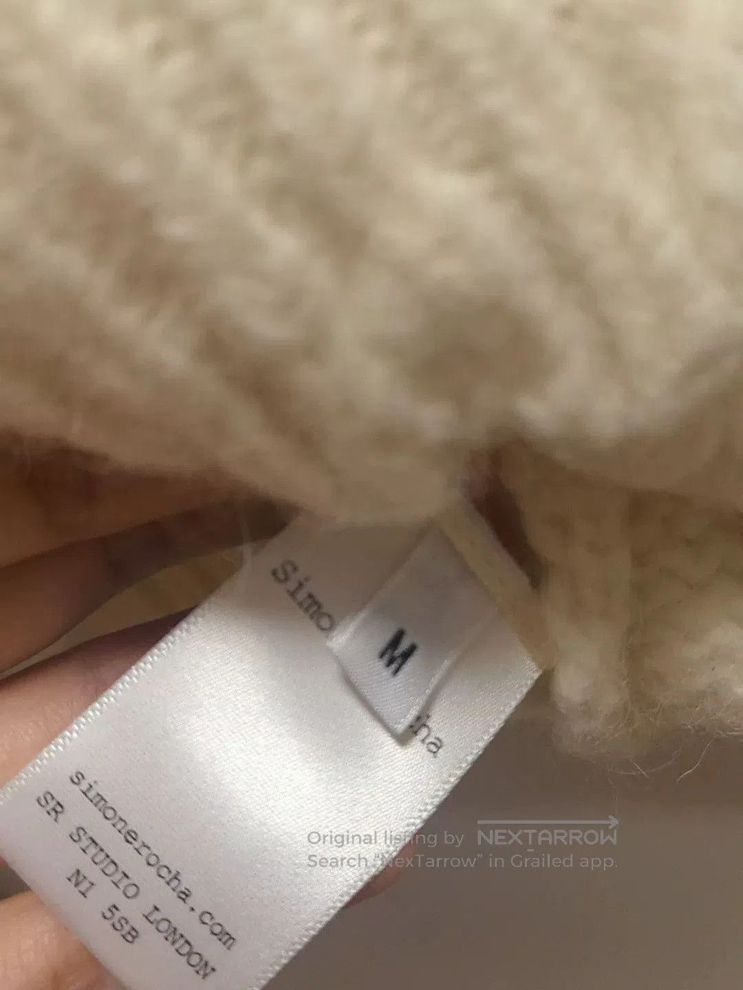 Simone Rocha Simone Rocha Cable Knit Sweater. Size M / US 6-8 / IT 42-44 - 3 Thumbnail