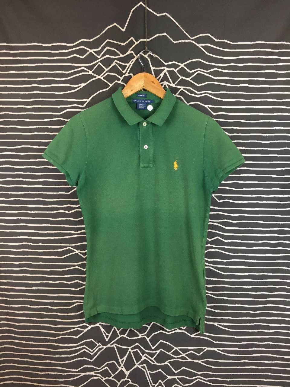 Ralph Lauren Vtg Ralph Lauren Small Logo Skinny Fit Polo Shirt Size L / US 10 / IT 46 - 2 Thumbnail