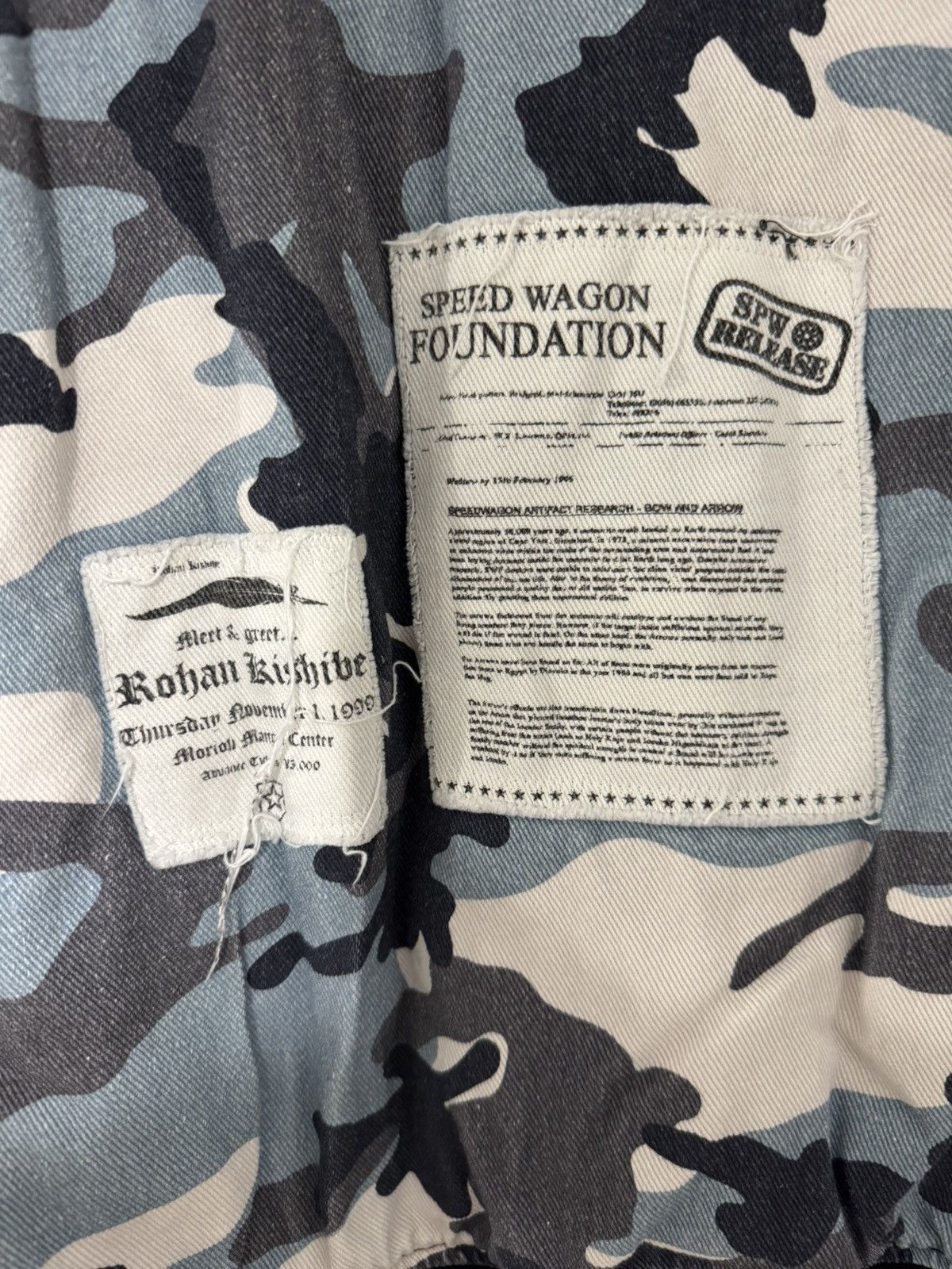 Rough Simmons Rough Simmons Ora! Ora! Ora! Arctic Camo Bomber Size US XL / EU 56 / 4 - 7 Thumbnail
