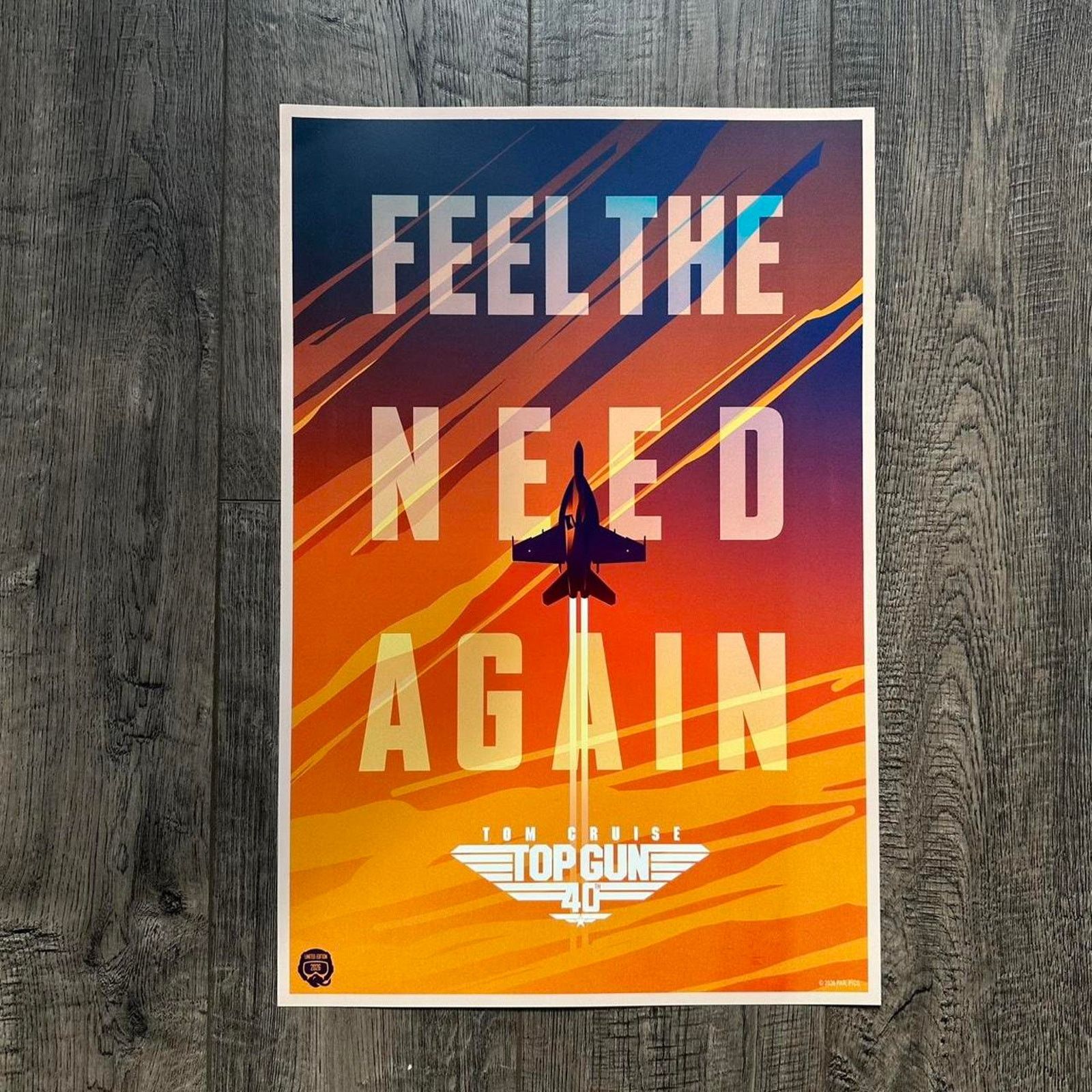 Other 2026 Top Gun Maverick Tom Cruise Movie Promo Poster Size ONE SIZE - 1 Thumbnail