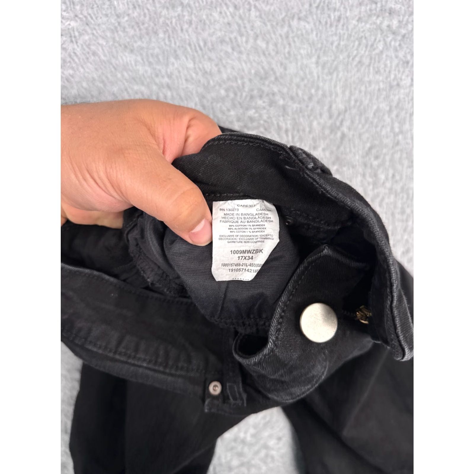 Wrangler Wrangler Jeans Womens Bootcut Denim Black 36x27 Mid Rise 17 Cotton Blend 5-Pocket Retro Slimming Logo Embroidered Size 38" / US 16 / IT 52 - 4 Thumbnail