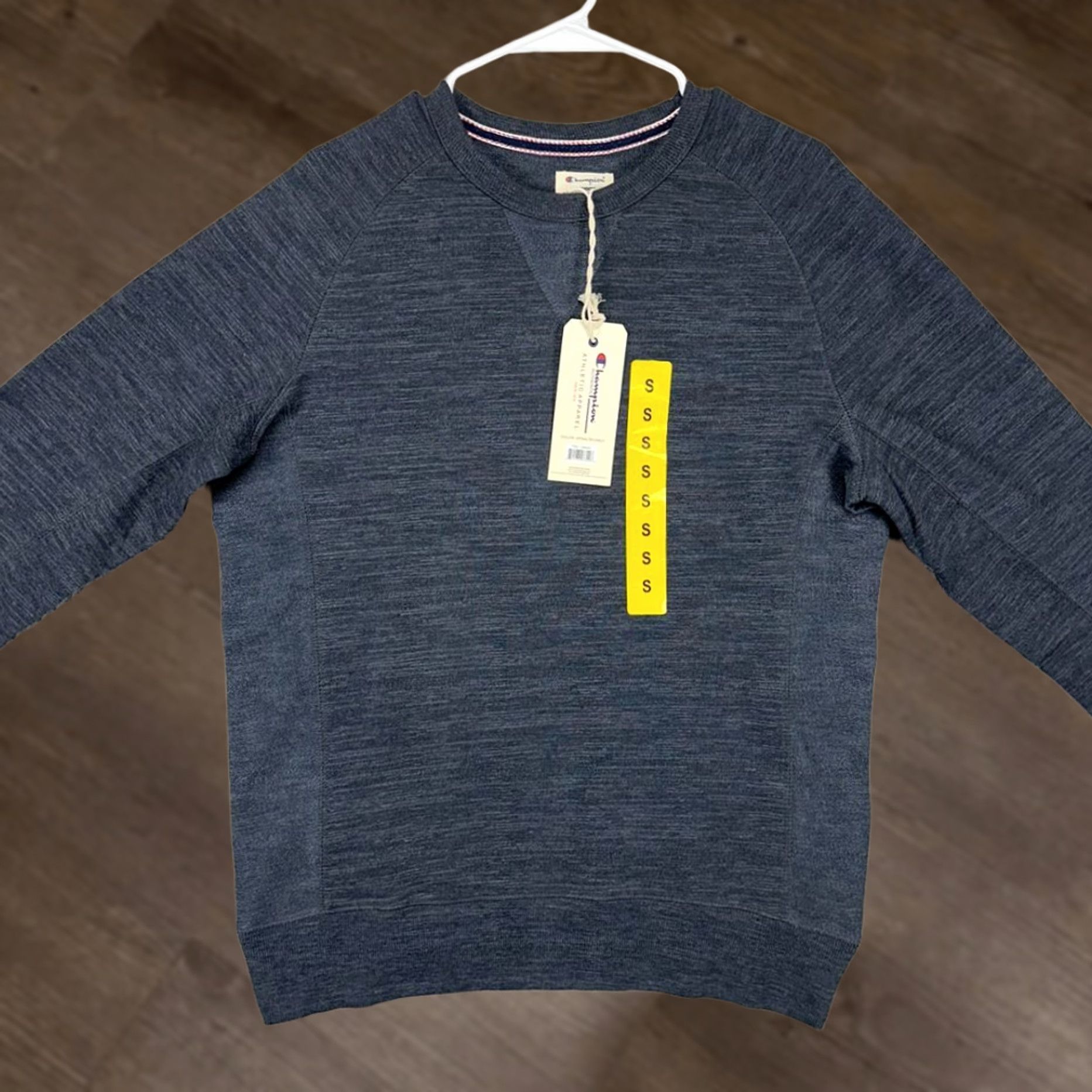 Champion Champion Crew Neck Sweatshirt Mens Small Stealth Grey Pullover Athletic Casual Outdoor Walking NEW Size US S / EU 44-46 / 1 - 1 Thumbnail