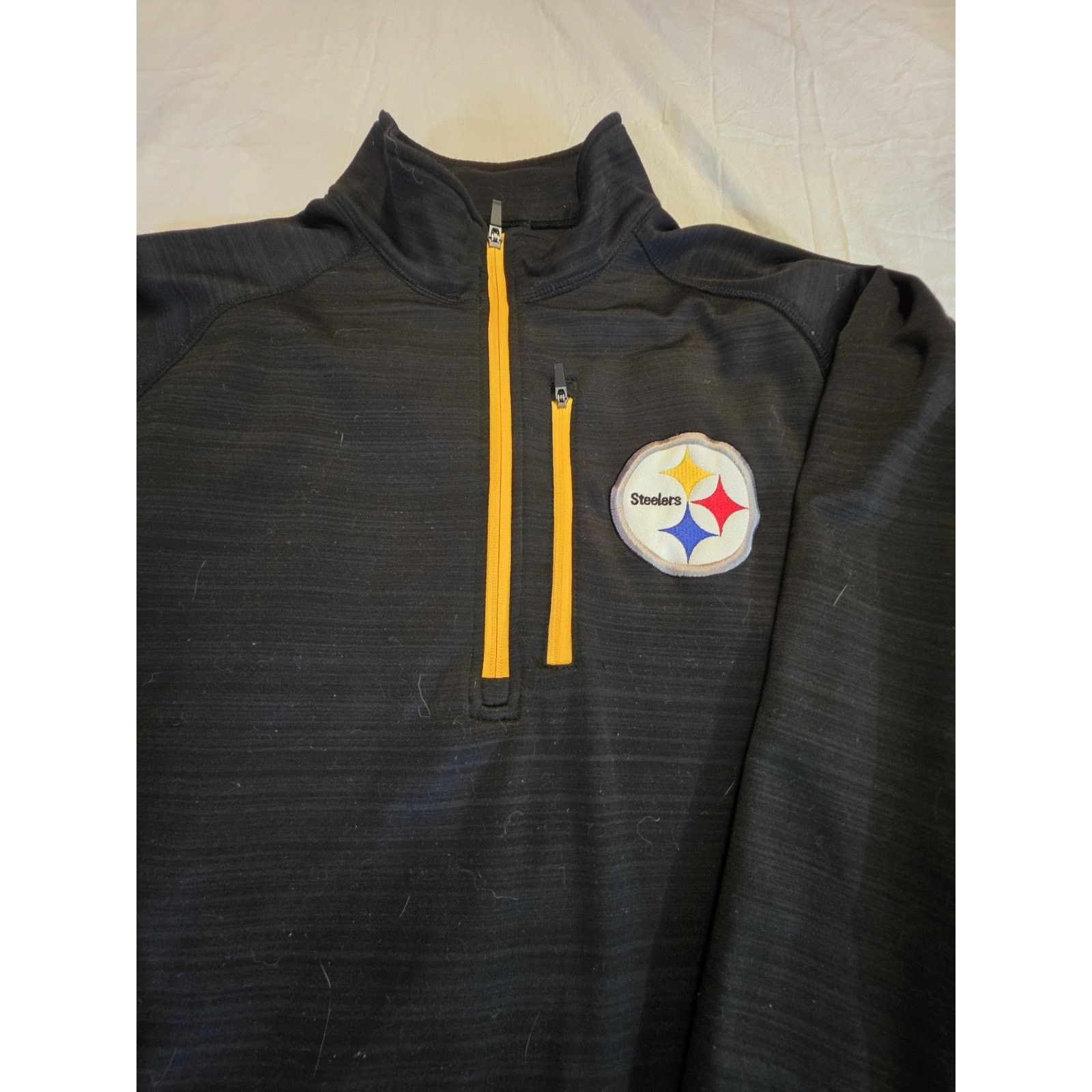 Other Pittsburgh Steelers NFL Men's Size Xl Quarter Zip Black Size US XL / EU 56 / 4 - 2 Thumbnail