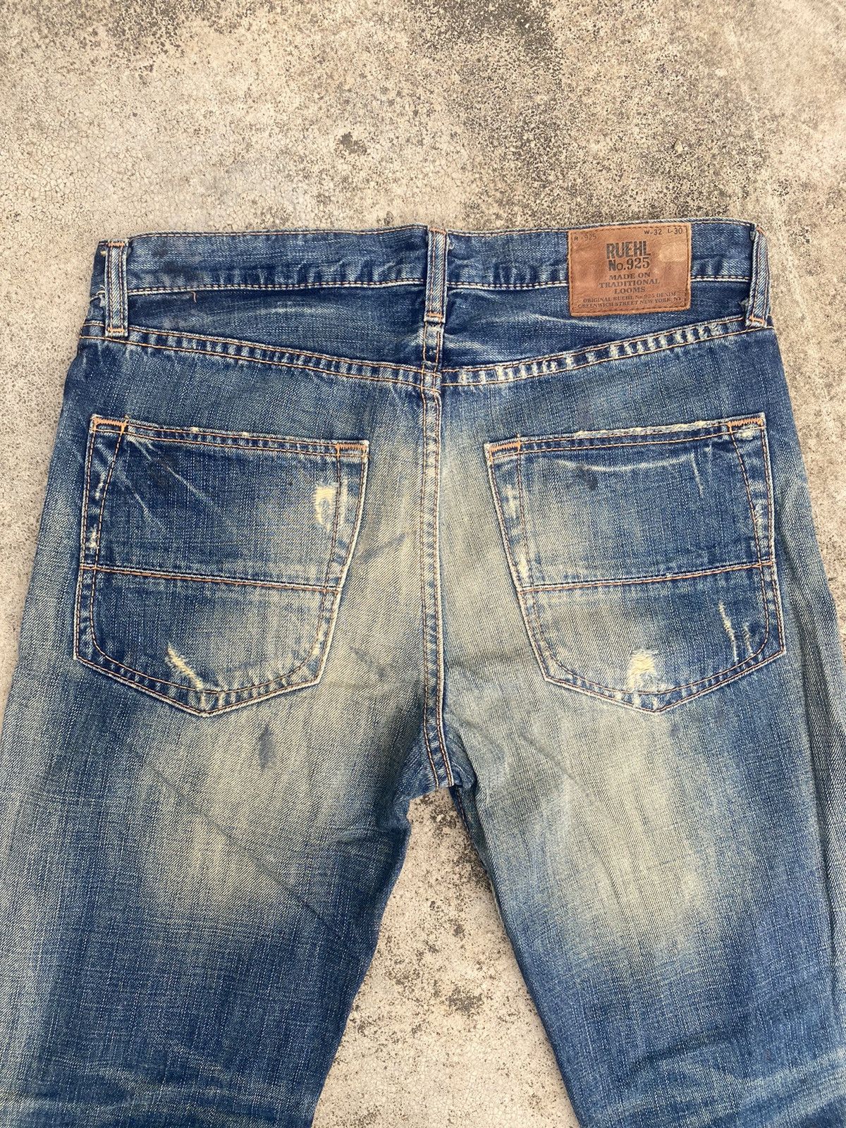 If Six Was Nine × Japanese Brand × Ruehl No. 925 Flare Jeans Ruehl No 925 Distressd Clawmark Size US 34 / EU 50 - 23 Thumbnail