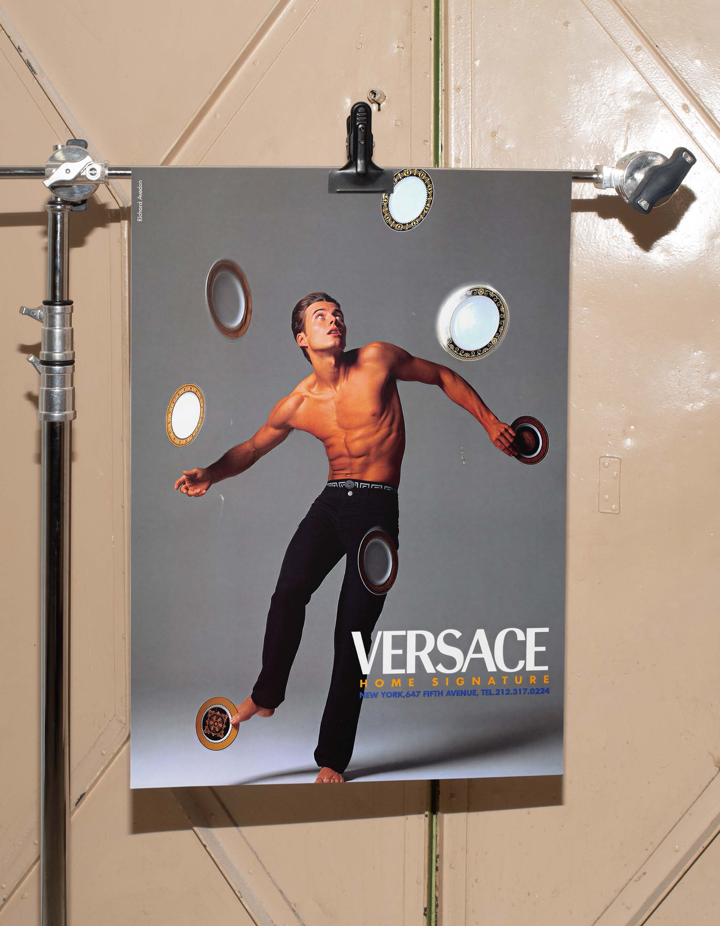 Versace 90s Versace Poster Gift Vintage Archive Book Logo Magazine Size ONE SIZE - 3 Thumbnail