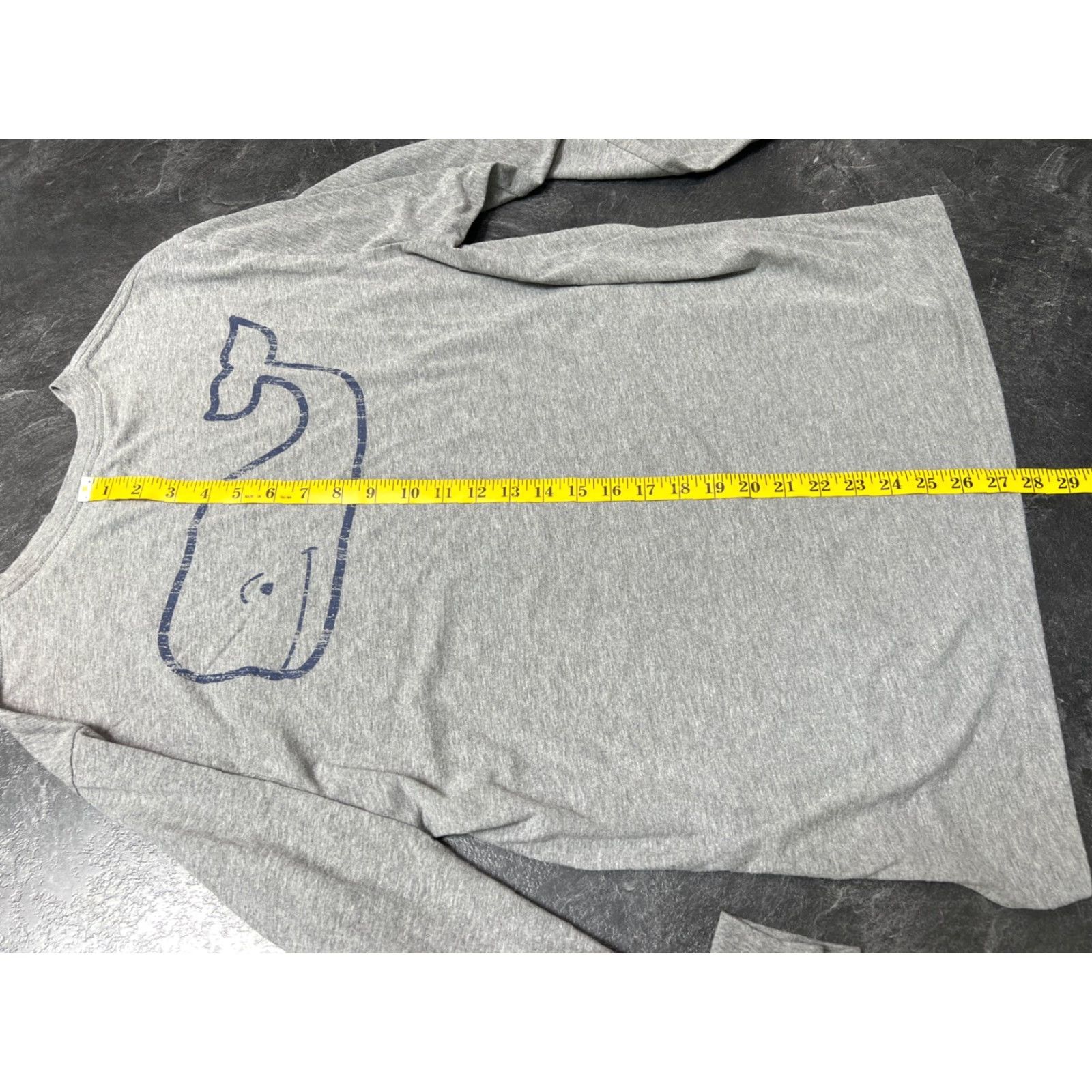 Vineyard Vines Vineyard Vines Men's Long Sleeve T-Shirt Size Large Gray Blue Regular Fit Classic 2010s Size US L / EU 52-54 / 3 - 5 Thumbnail