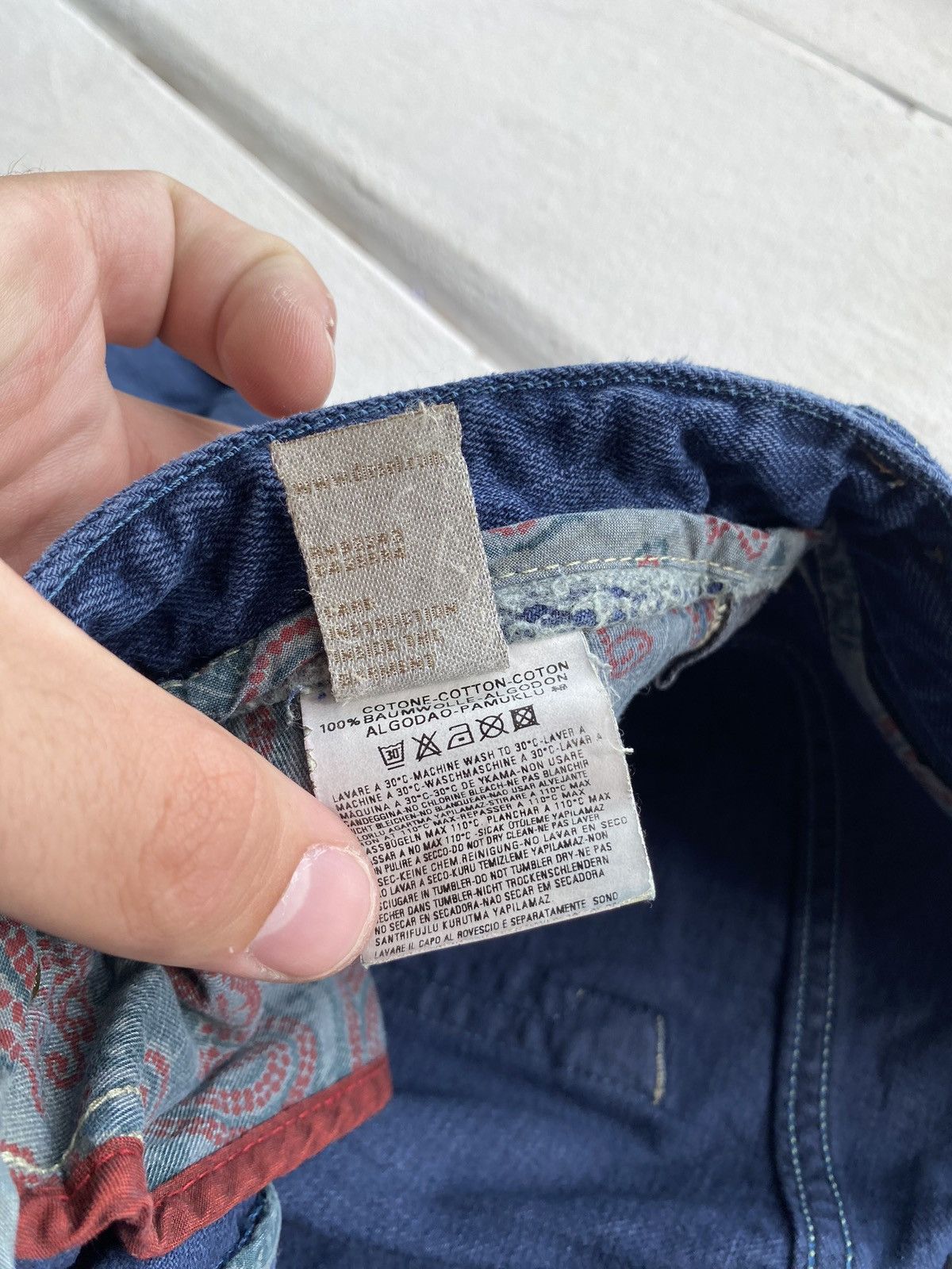 Diesel 🔥OPIUM PUNK DIESEL BAGGY FLARED SUN FADED DISTRESSED JEANS Size US 34 / EU 50 - 5 Thumbnail