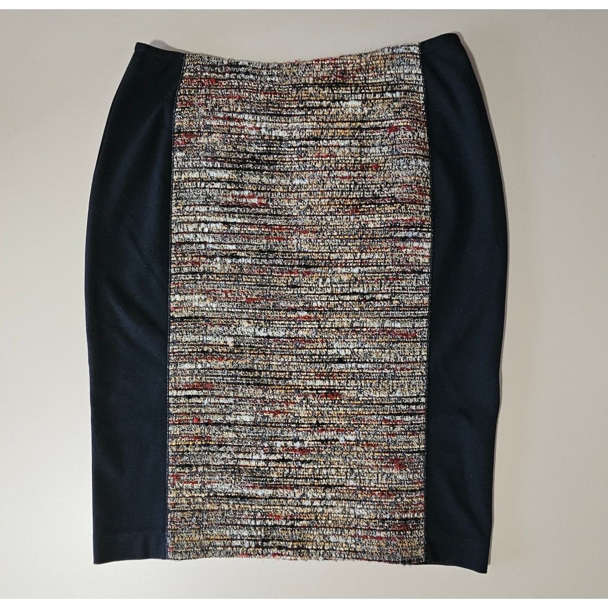 Lafayette 148 EUC LAFAYETTE 148 Tweed Pencil Skirt w/Knit Side Panels 8 Size 30" / US 8 / IT 44 - 1 Thumbnail