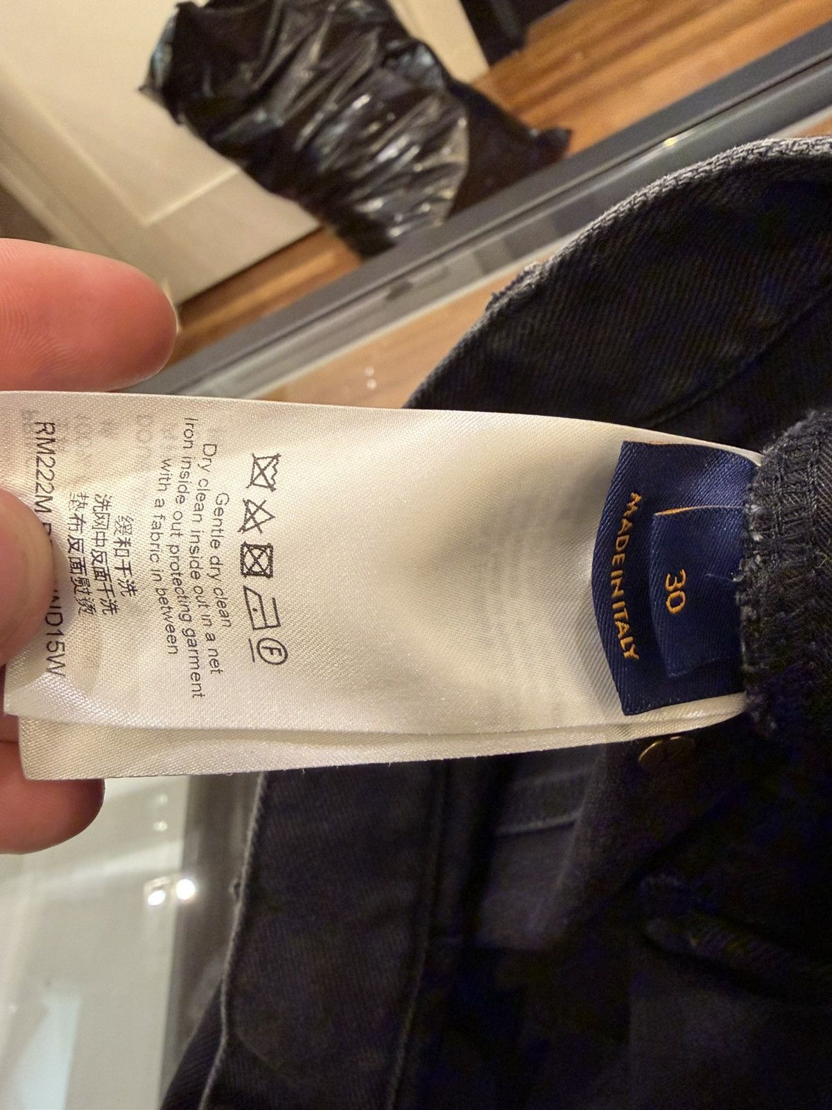 Louis Vuitton Louis Vuitton Black Denim Graffiti Jeans Size US 30 / EU 46 - 5 Thumbnail