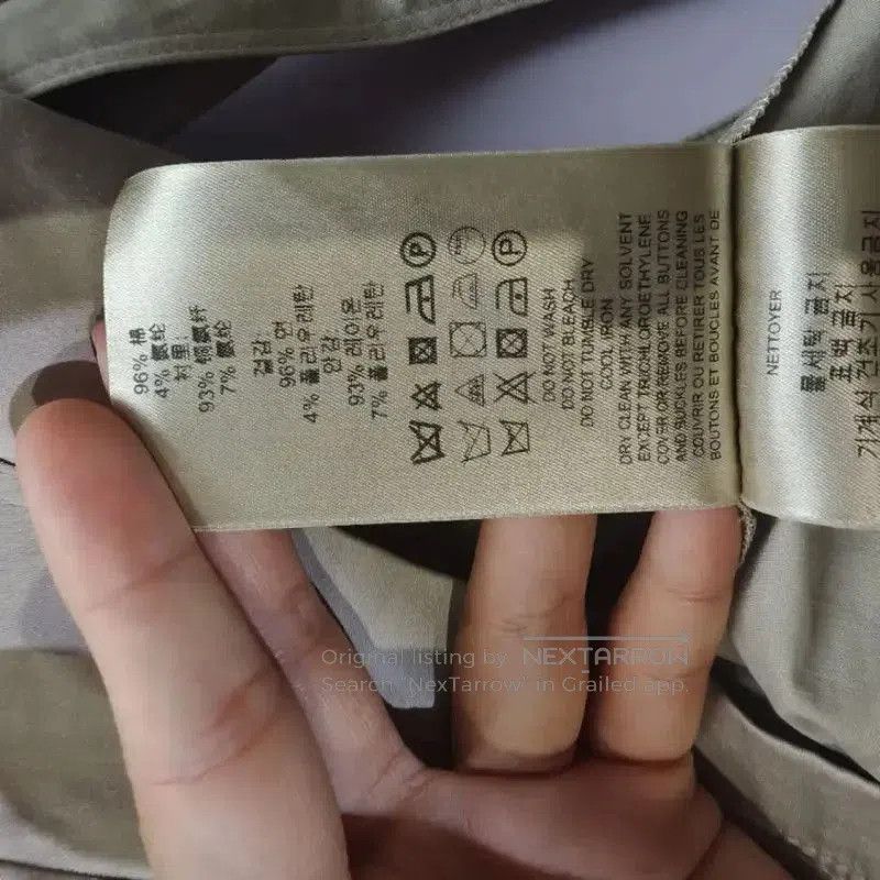 Burberry Burberry Khaki Cotton Women's Trench Coat. Size L / US 10 / IT 46 - 6 Thumbnail
