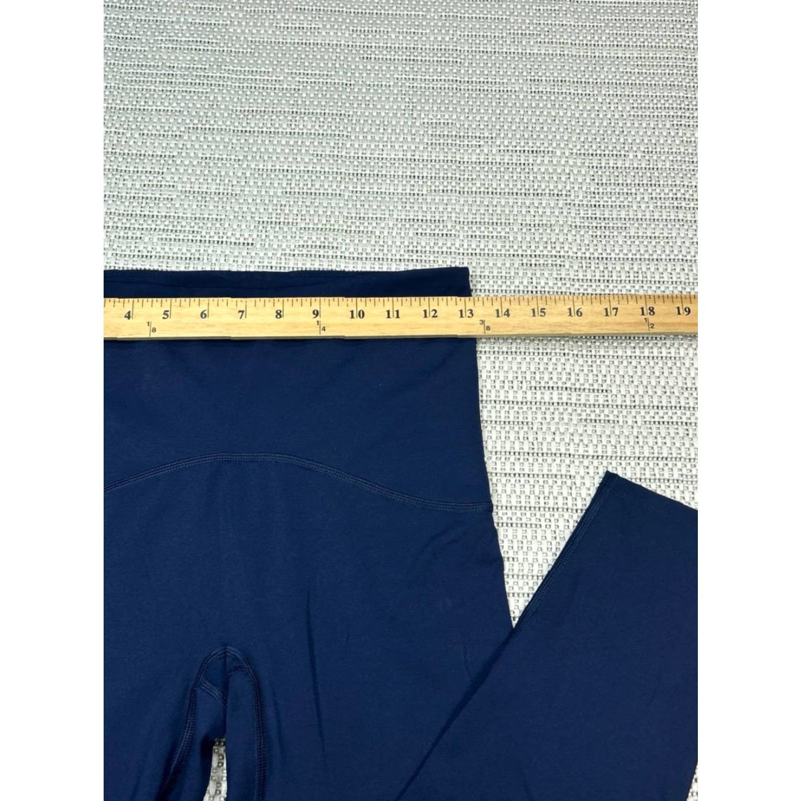 Spanx Spanx Legging Womens M Blue Nylon Stretch Mid Rise Yoga Casual Athleisure Size 32" / US 10 / IT 46 - 3 Thumbnail
