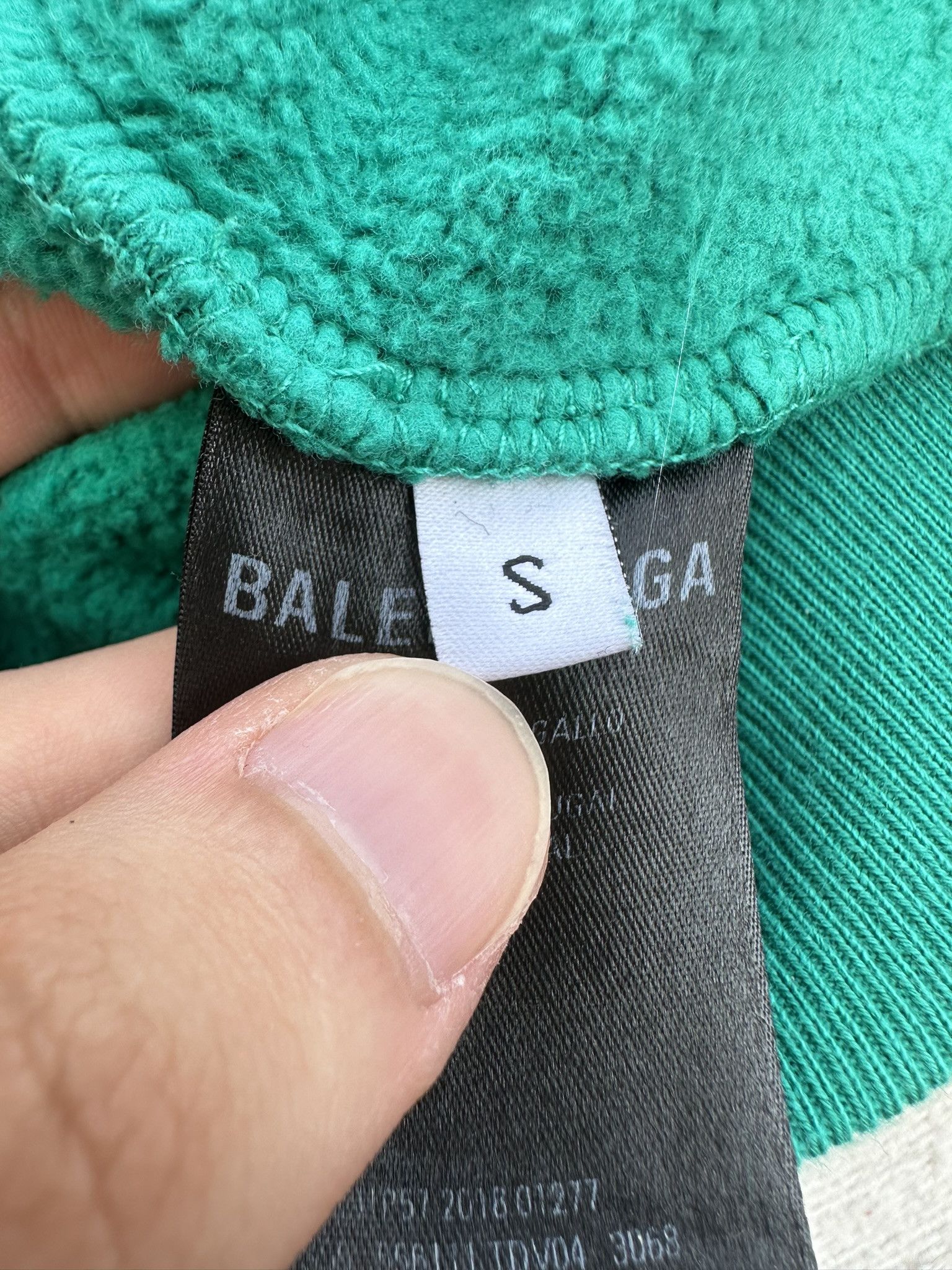 Balenciaga Balenciaga Sweatshirt BB Crown Logo Turquoise Hoodie Size US S / EU 44-46 / 1 - 9 Thumbnail