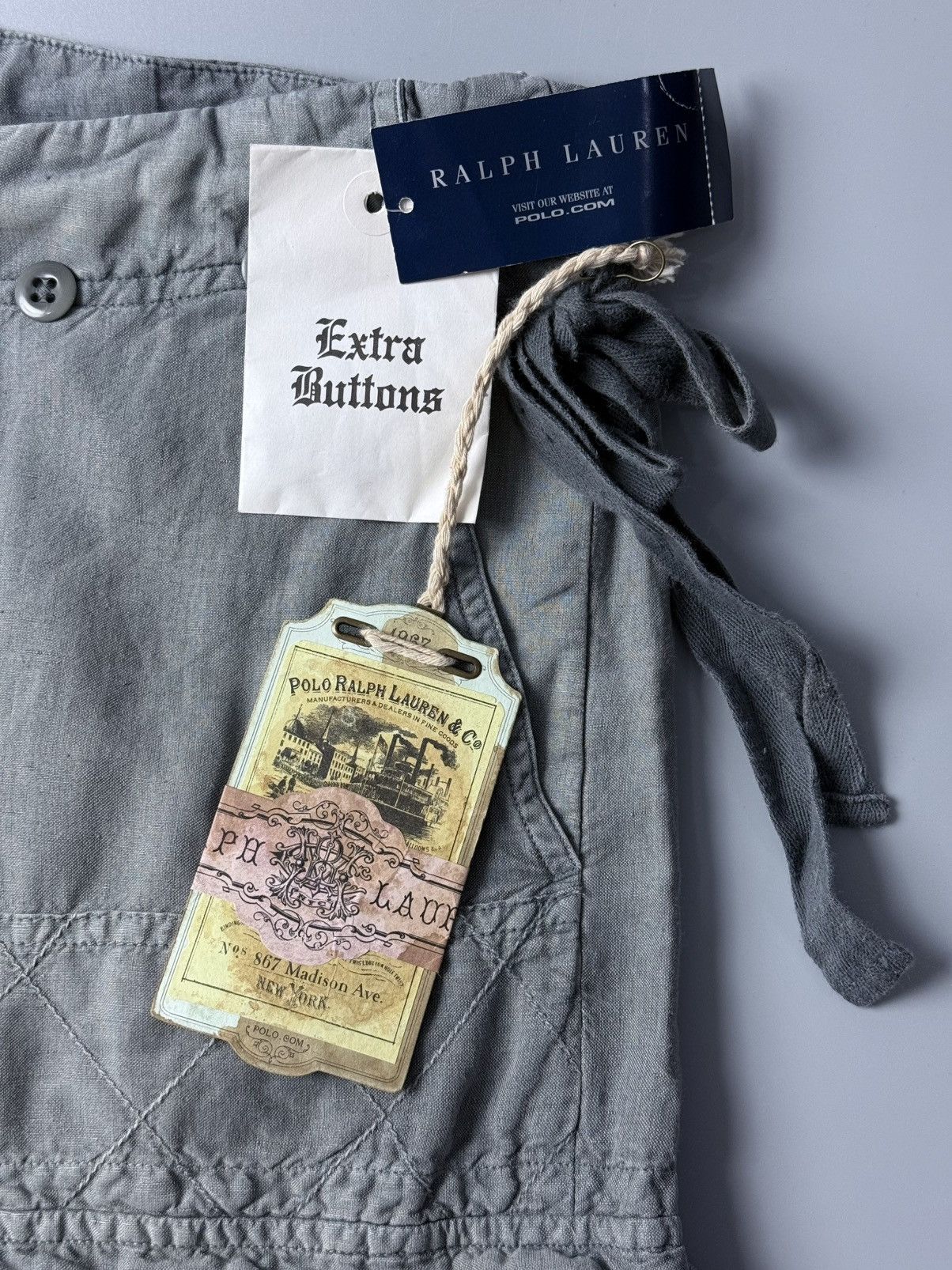 Polo Ralph Lauren Vintage Polo Ralph Lauren Silk Made Cargo Pants Size US 34 / EU 50 - 5 Thumbnail