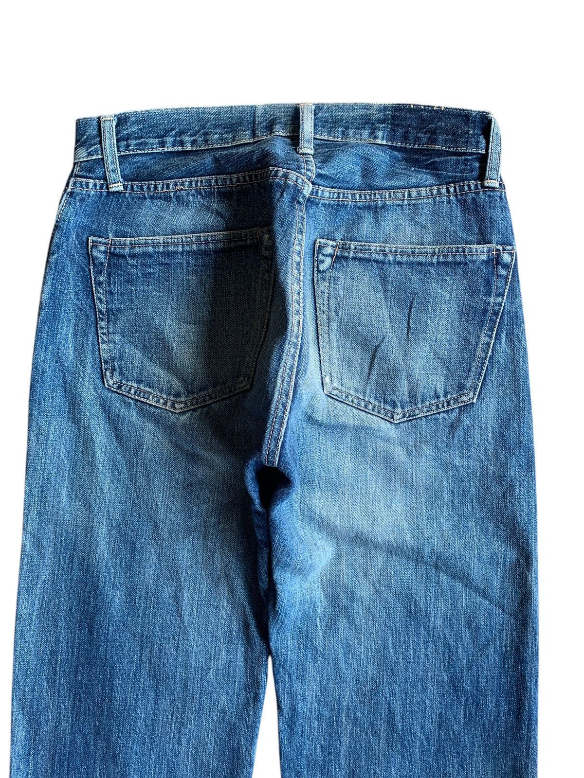 Japanese Brand × Kapital × OMNIGOD OMNIGOD SELVEDGE BUTTON FLY FADED & RUSTY DISTRESSED DENIM Size US 29 - 8 Thumbnail