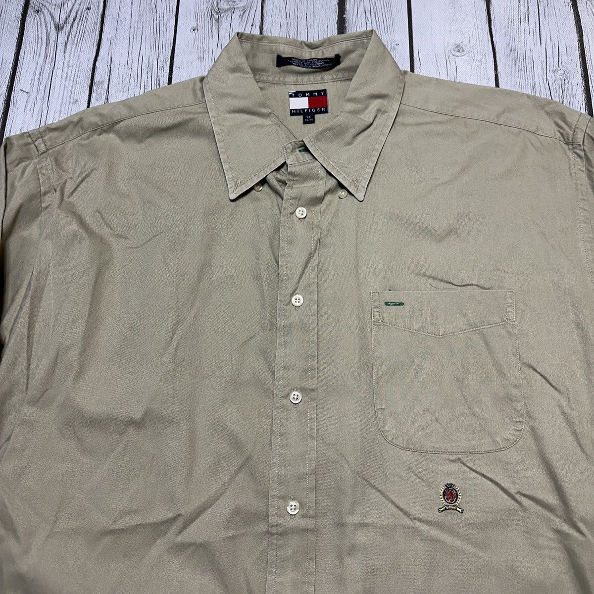 Tommy Hilfiger × Vintage Vintage Tommy Hilfiger shirt Size US XL / EU 56 / 4 - 3 Thumbnail