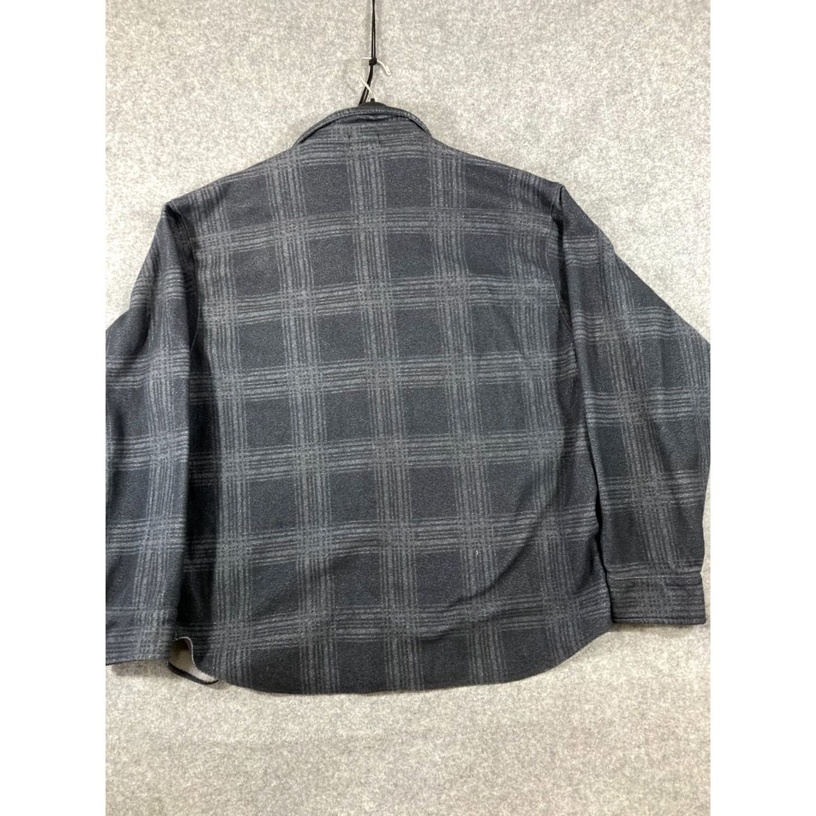 J.Crew J.CREW Button-Up Shirt Mens XL Gray Plaid Fleece Long Sleeve Pockets Outdoor Size US XL / EU 56 / 4 - 6 Thumbnail